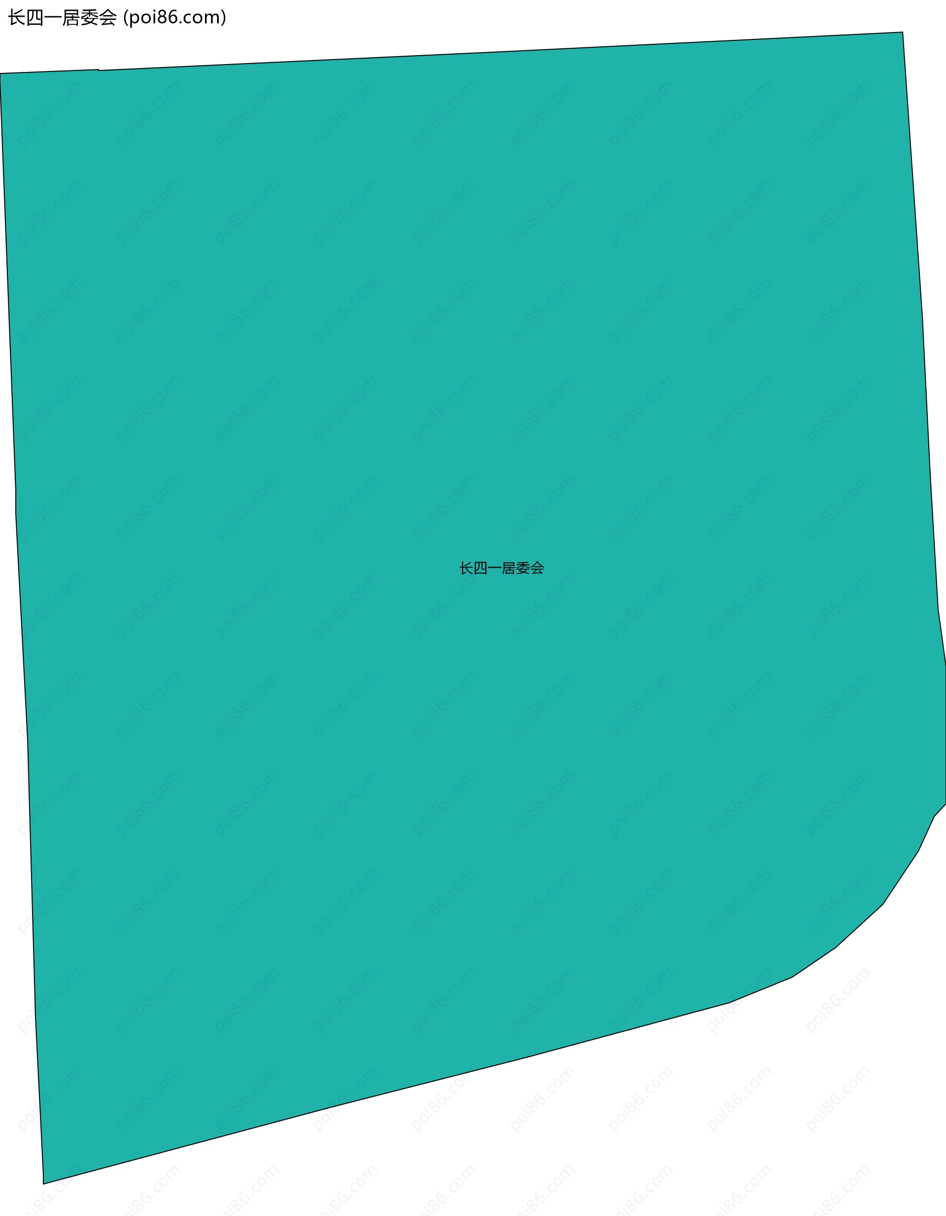 长四一居委会边界地图