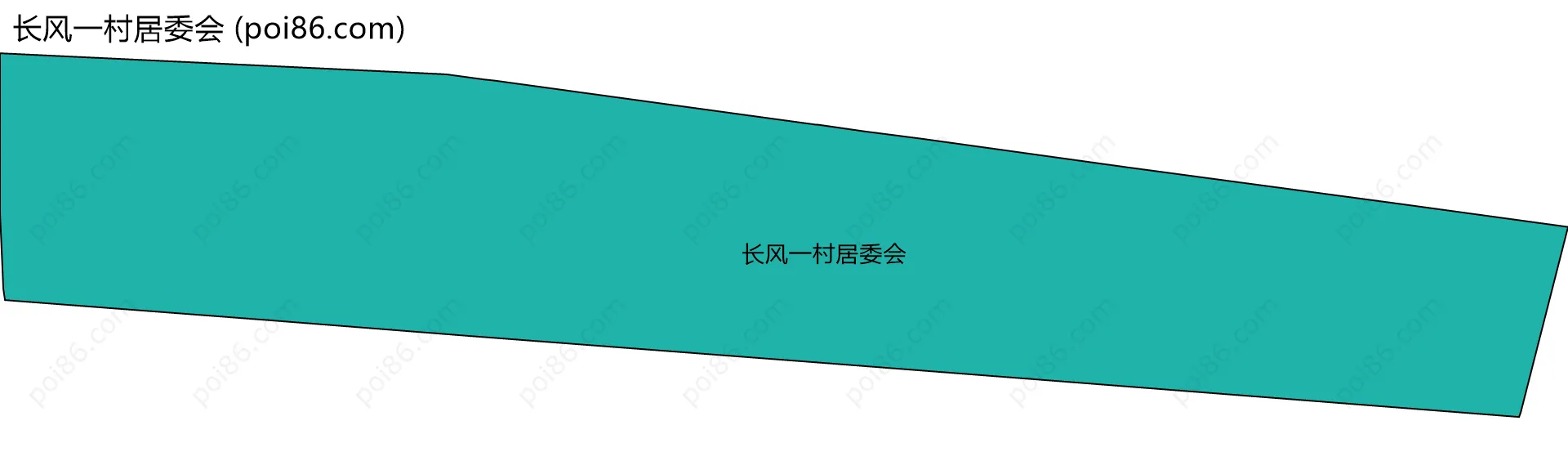 长风一村居委会边界地图