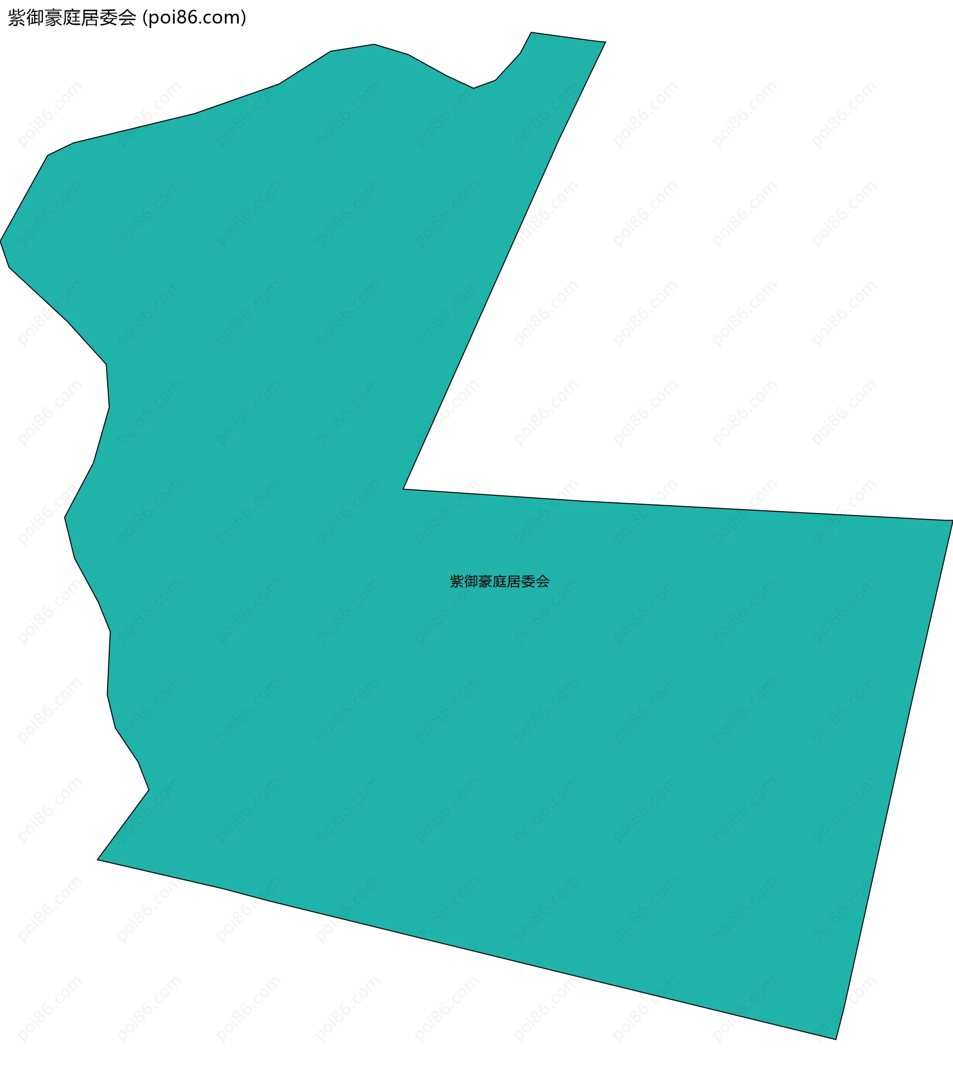 紫御豪庭居委会边界地图