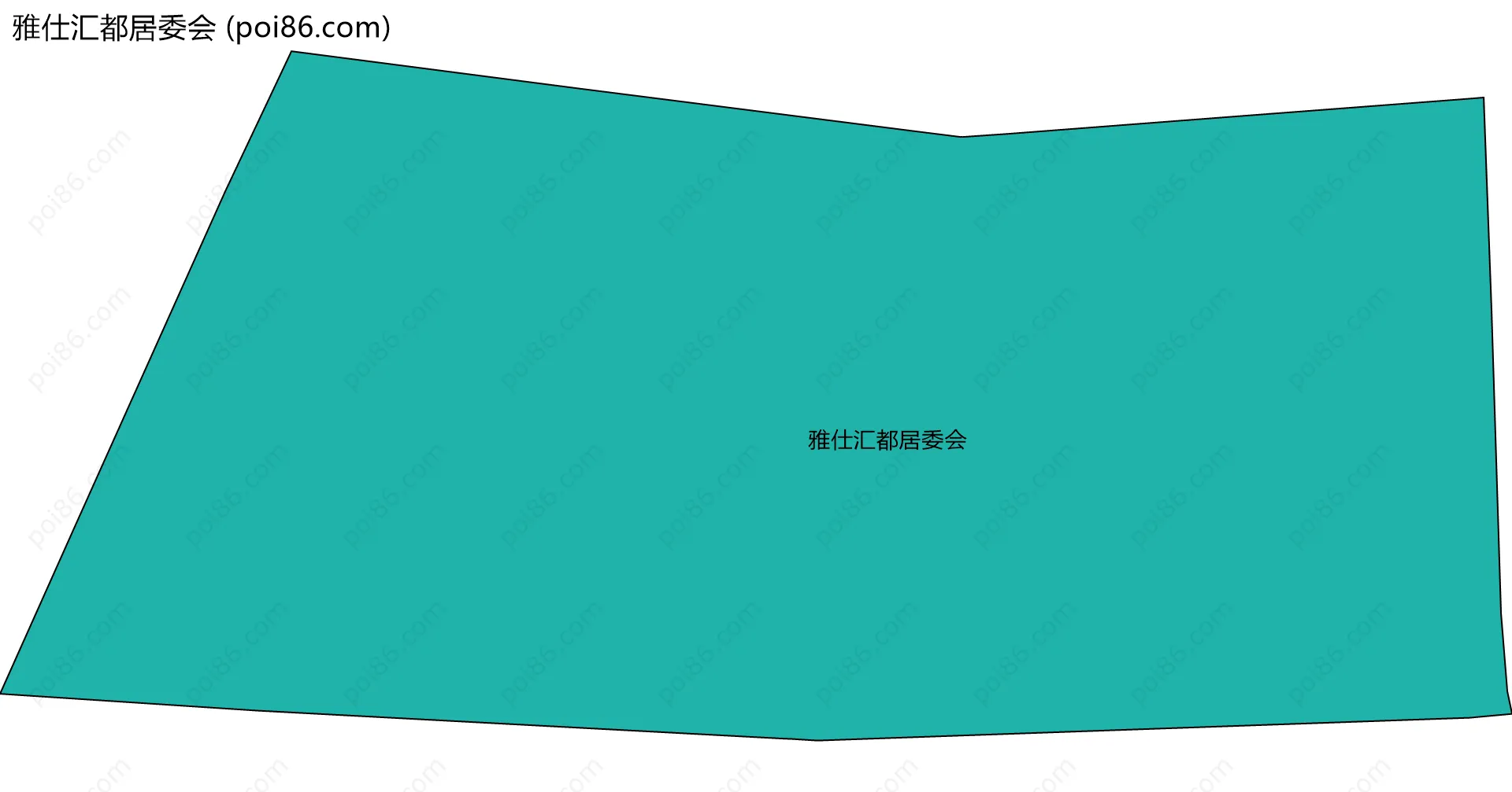 雅仕汇都居委会边界地图