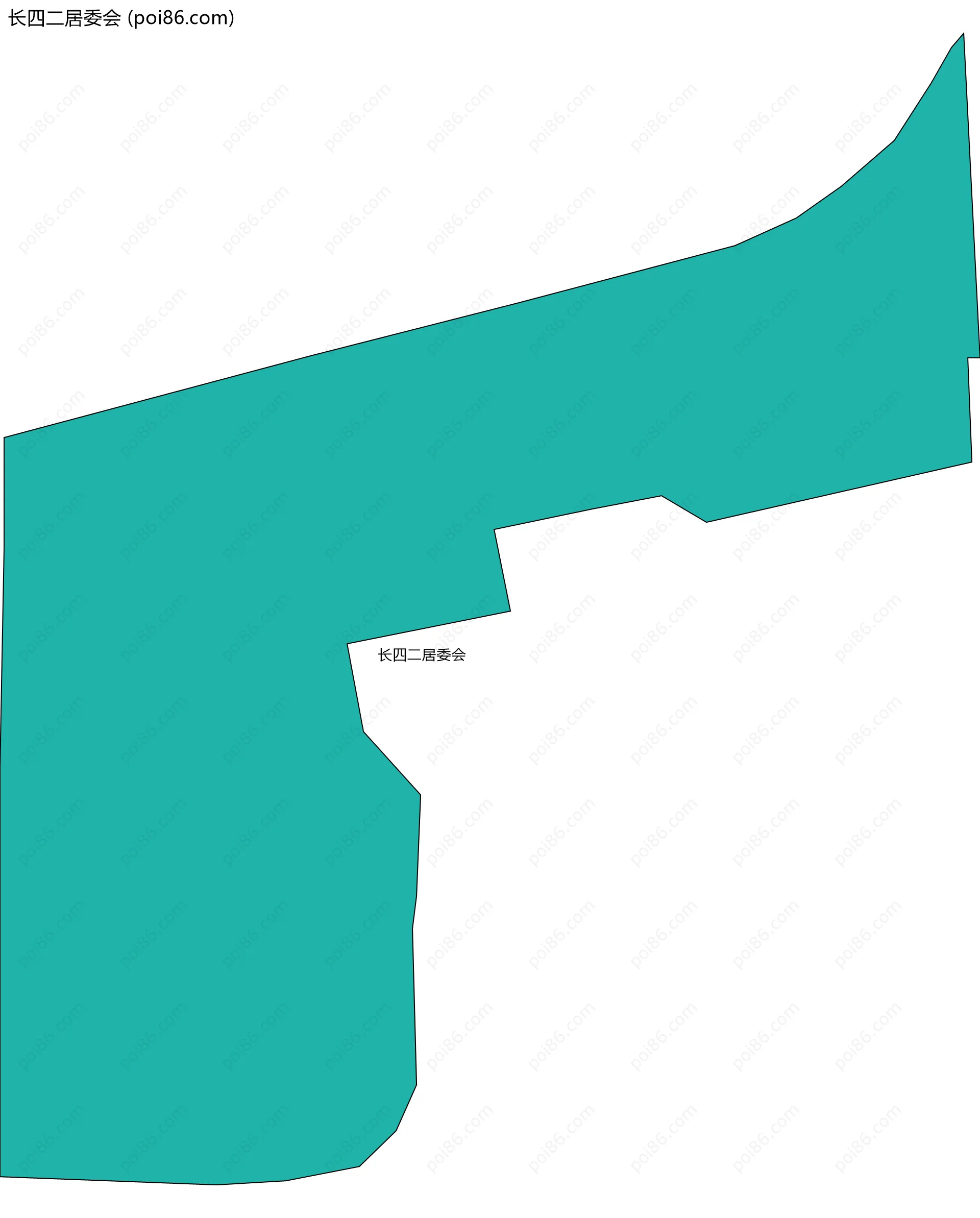 长四二居委会边界地图