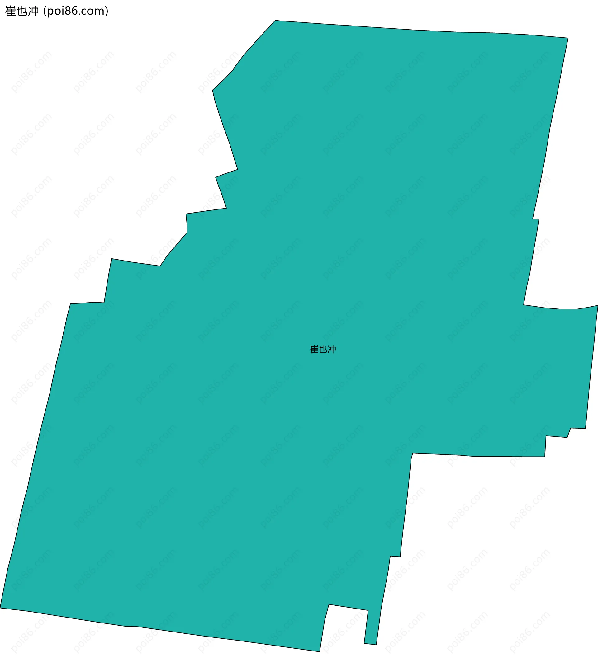 崔也冲边界地图