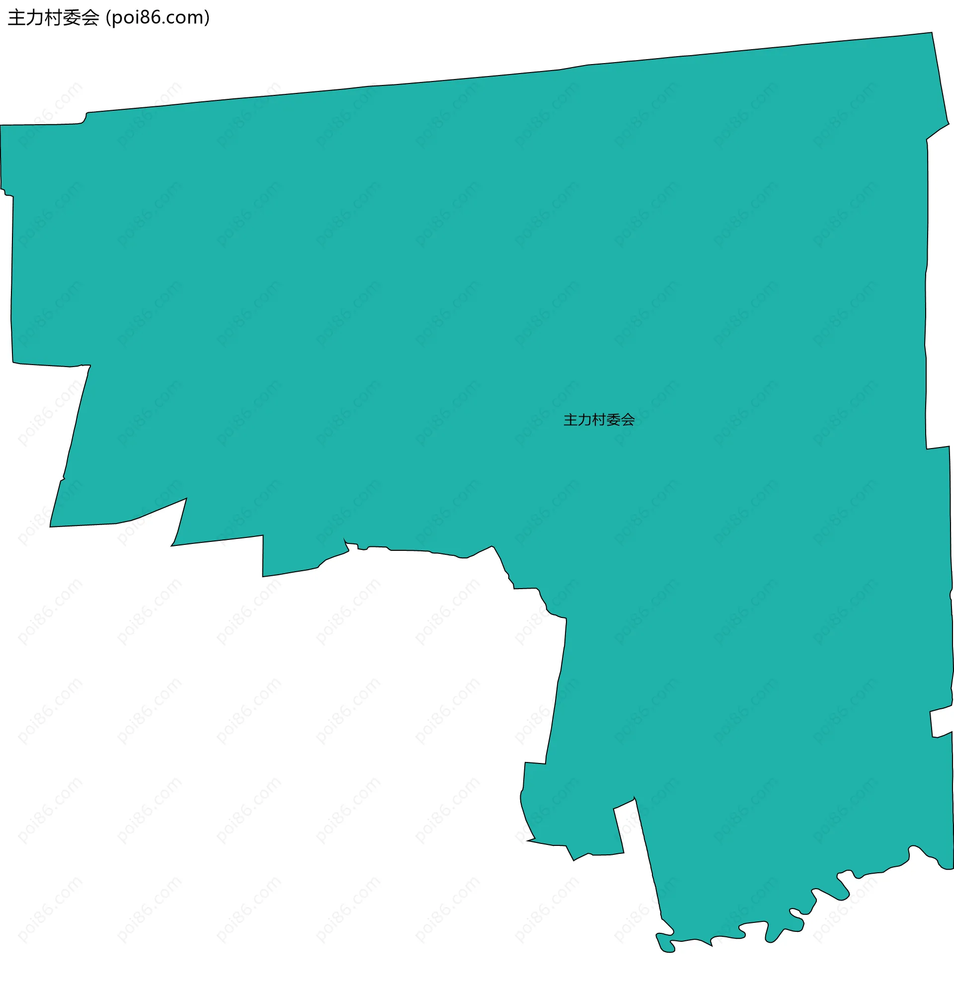 主力村委会边界地图