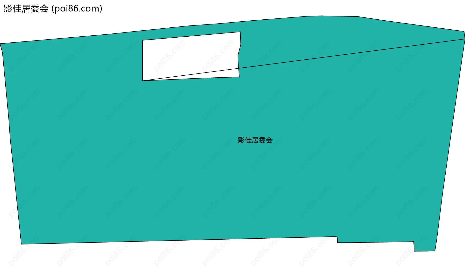 影佳居委会边界地图
