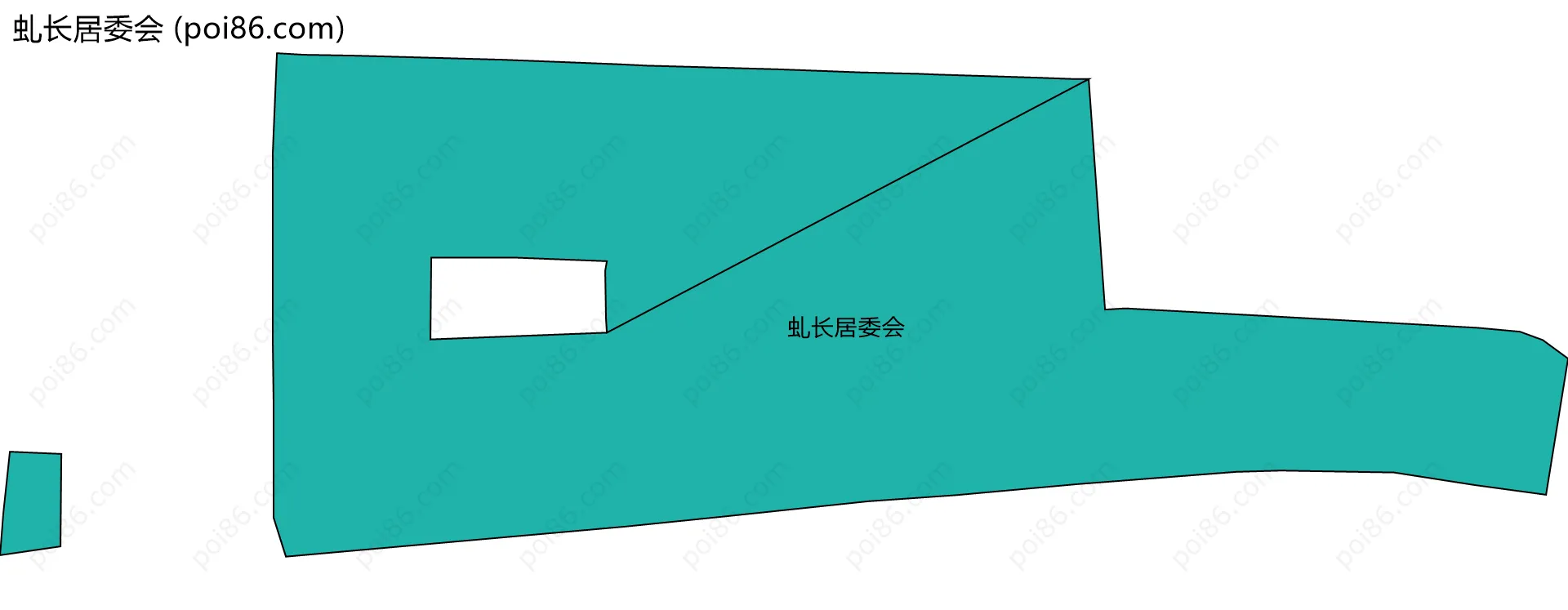 虬长居委会边界地图