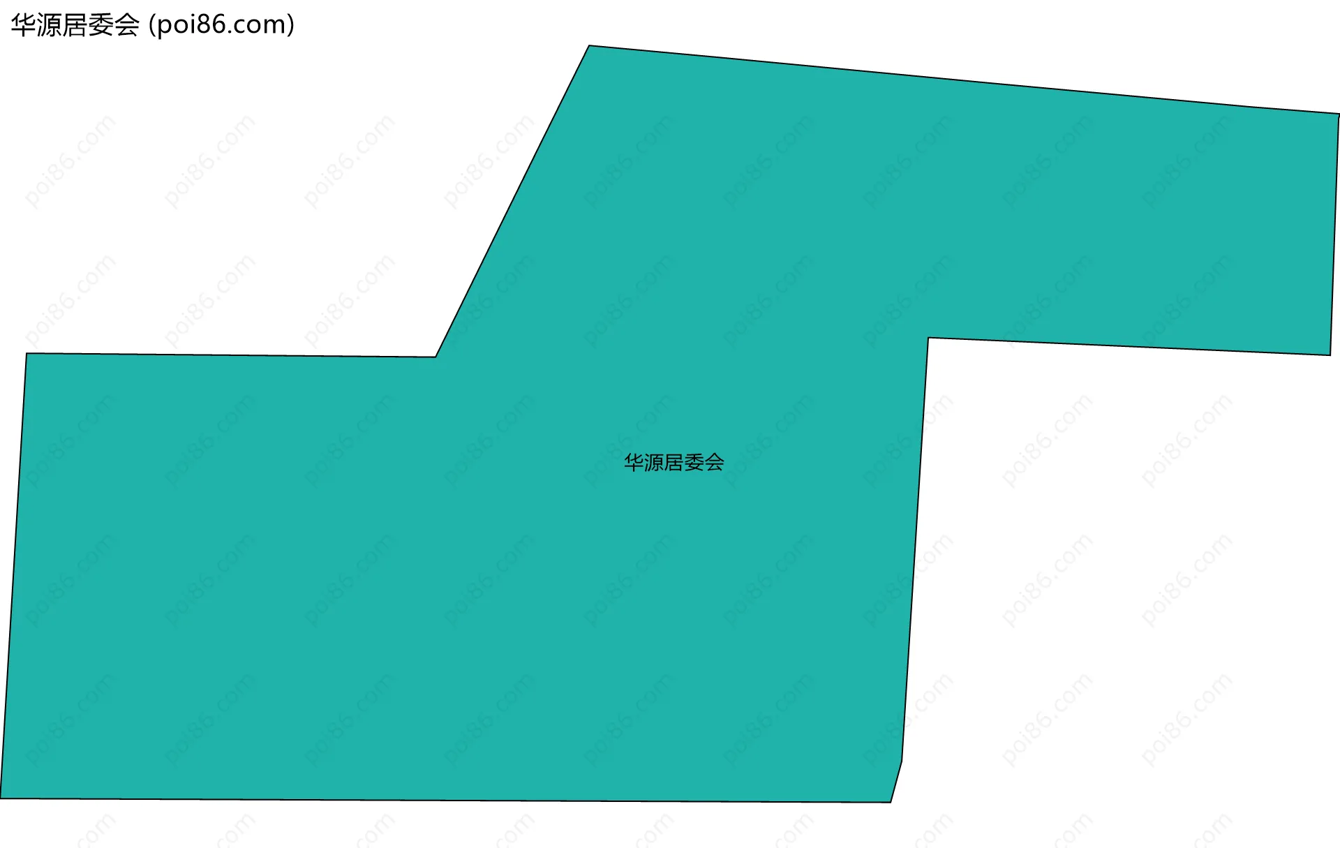 华源居委会边界地图