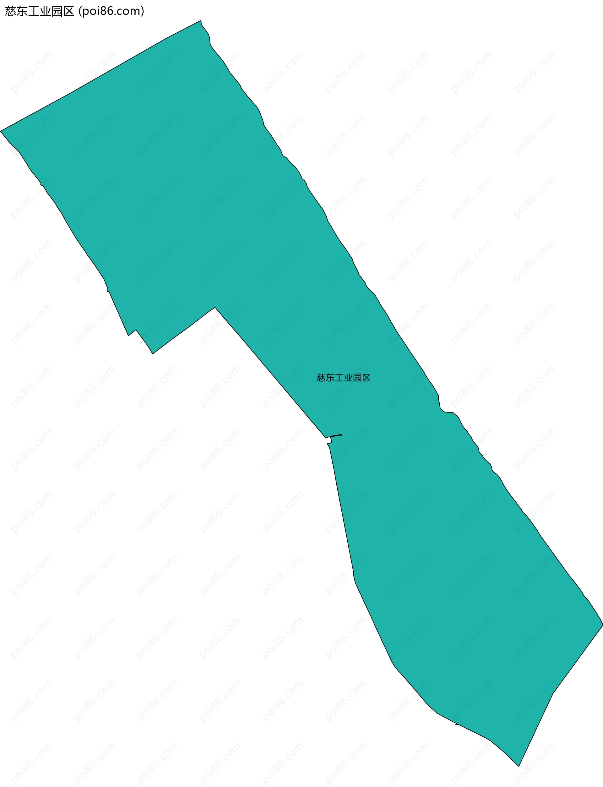 慈东工业园区边界地图