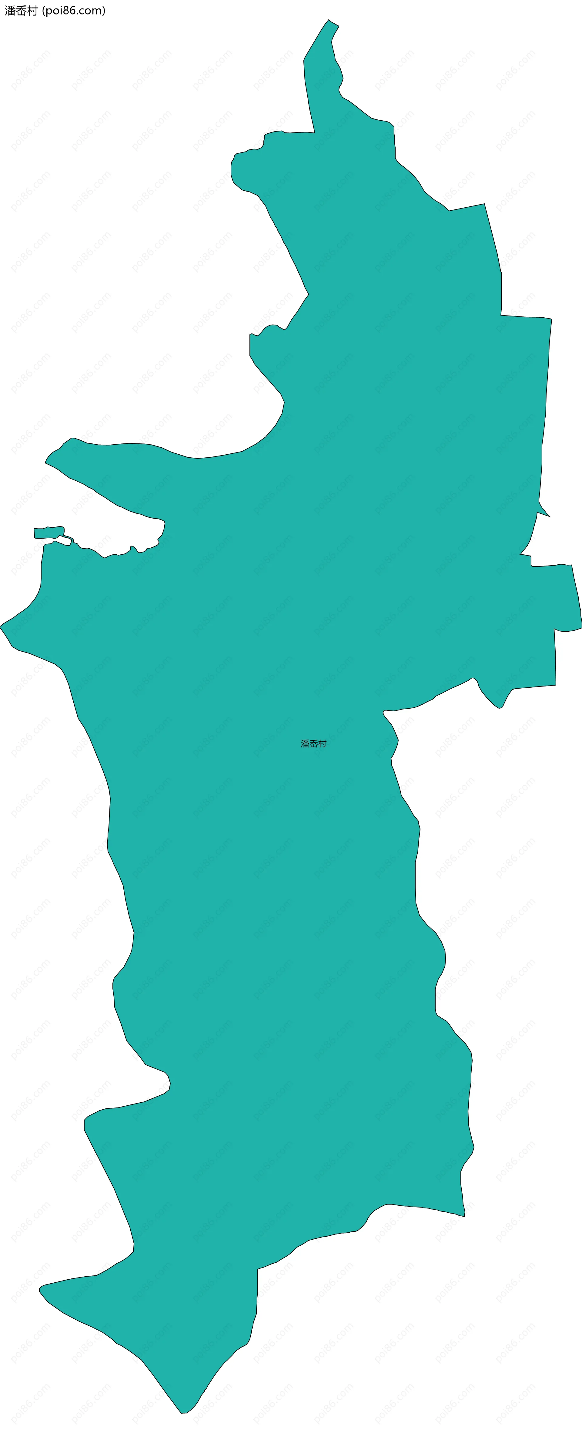 潘岙村边界地图