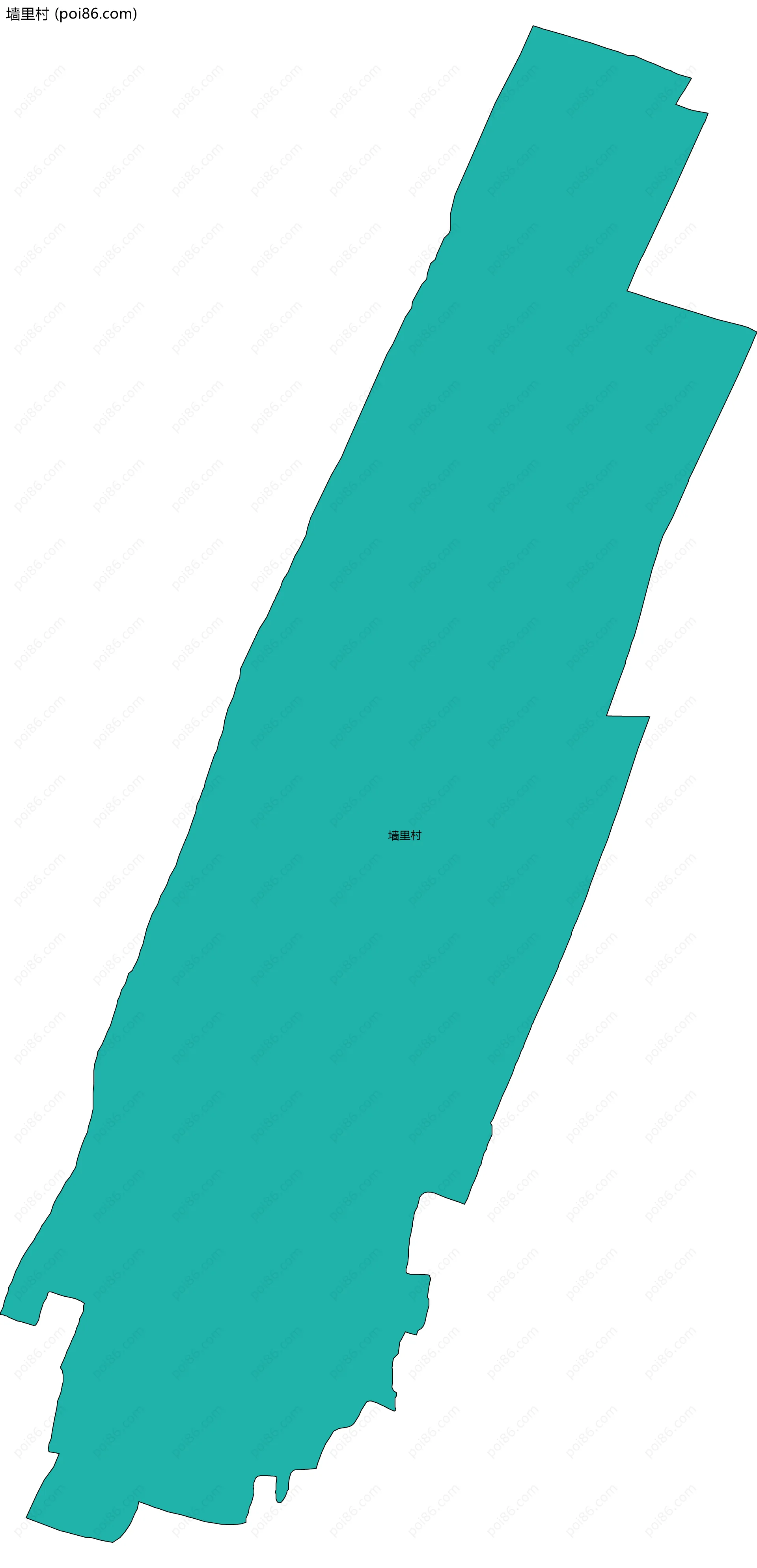 墙里村边界地图