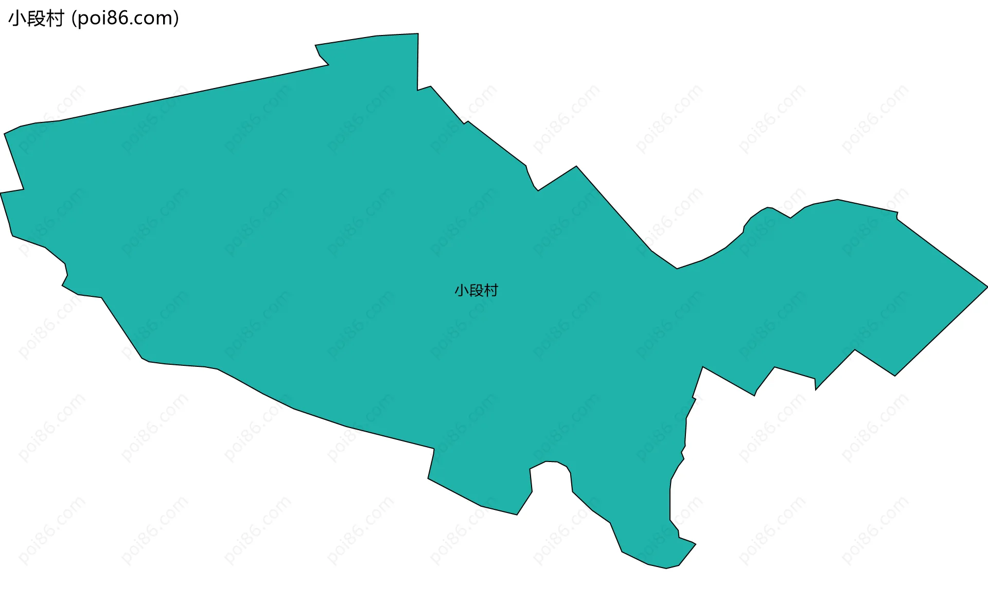 小段村边界地图