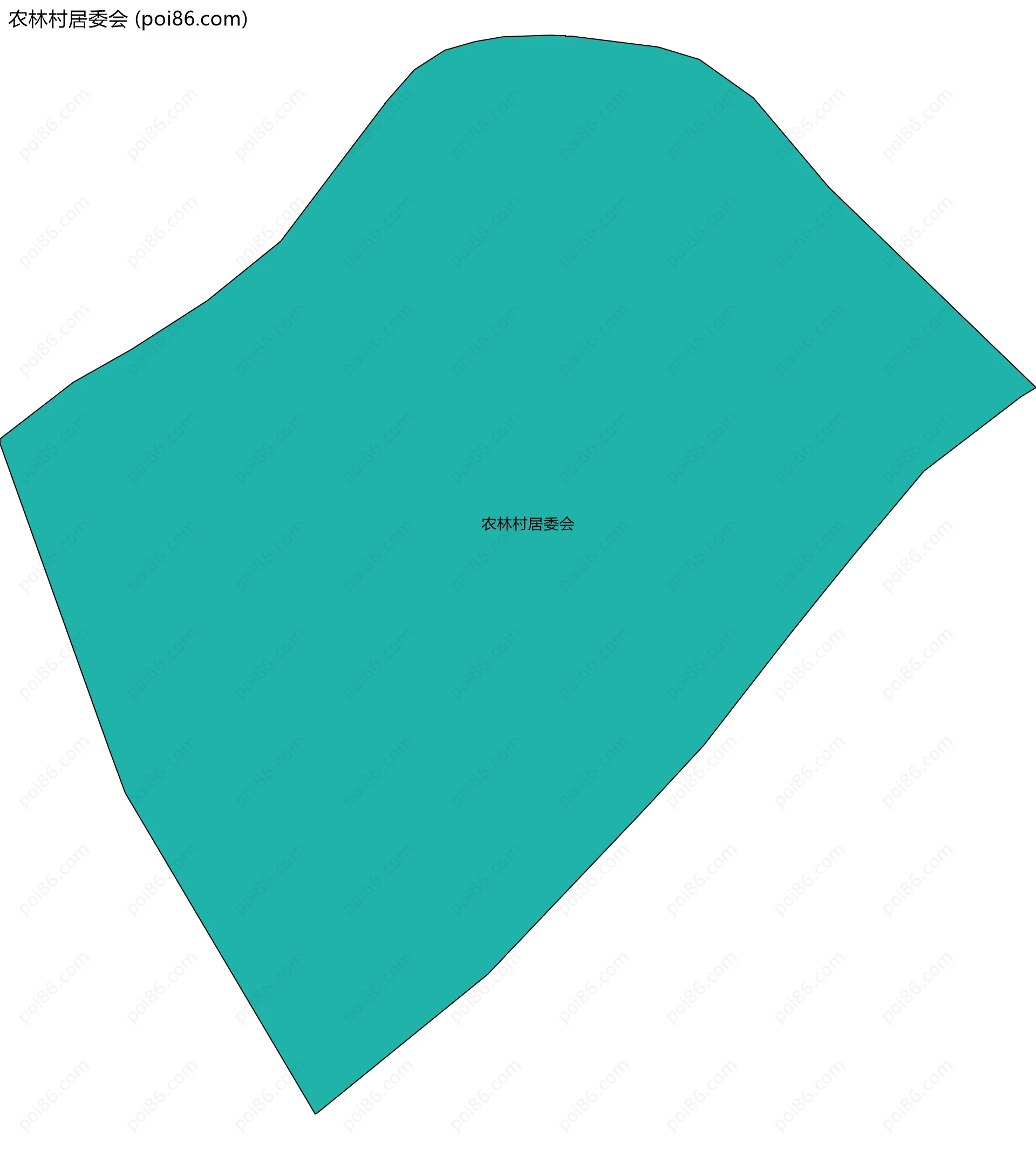 农林村居委会边界地图