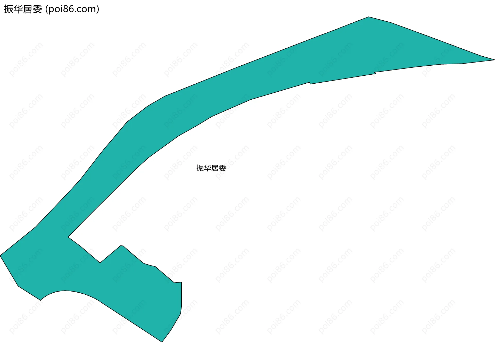 振华居委边界地图