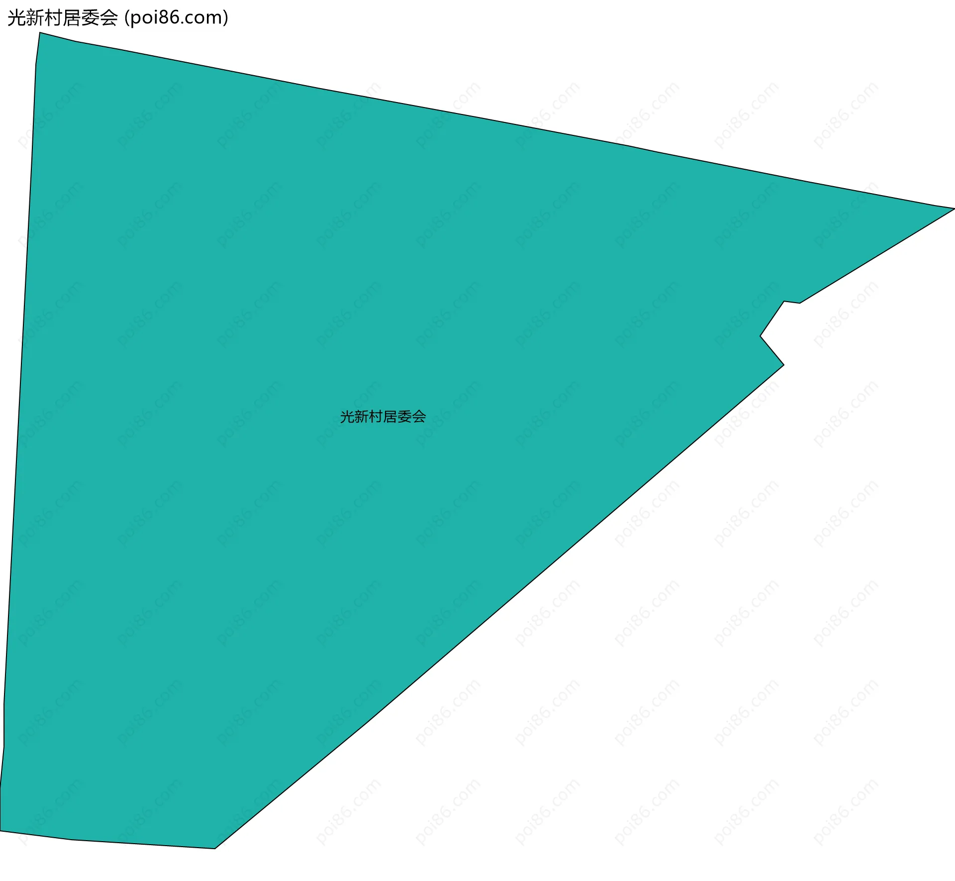 光新村居委会边界地图