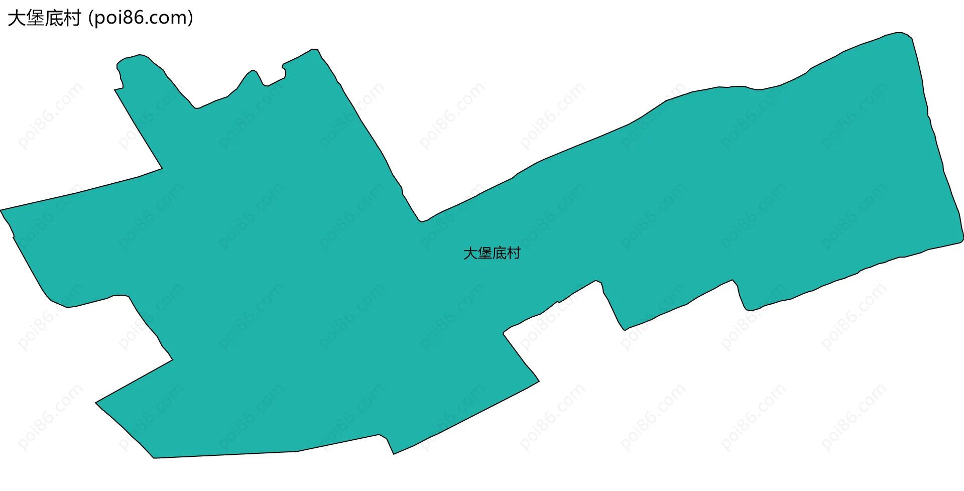 大堡底村边界地图