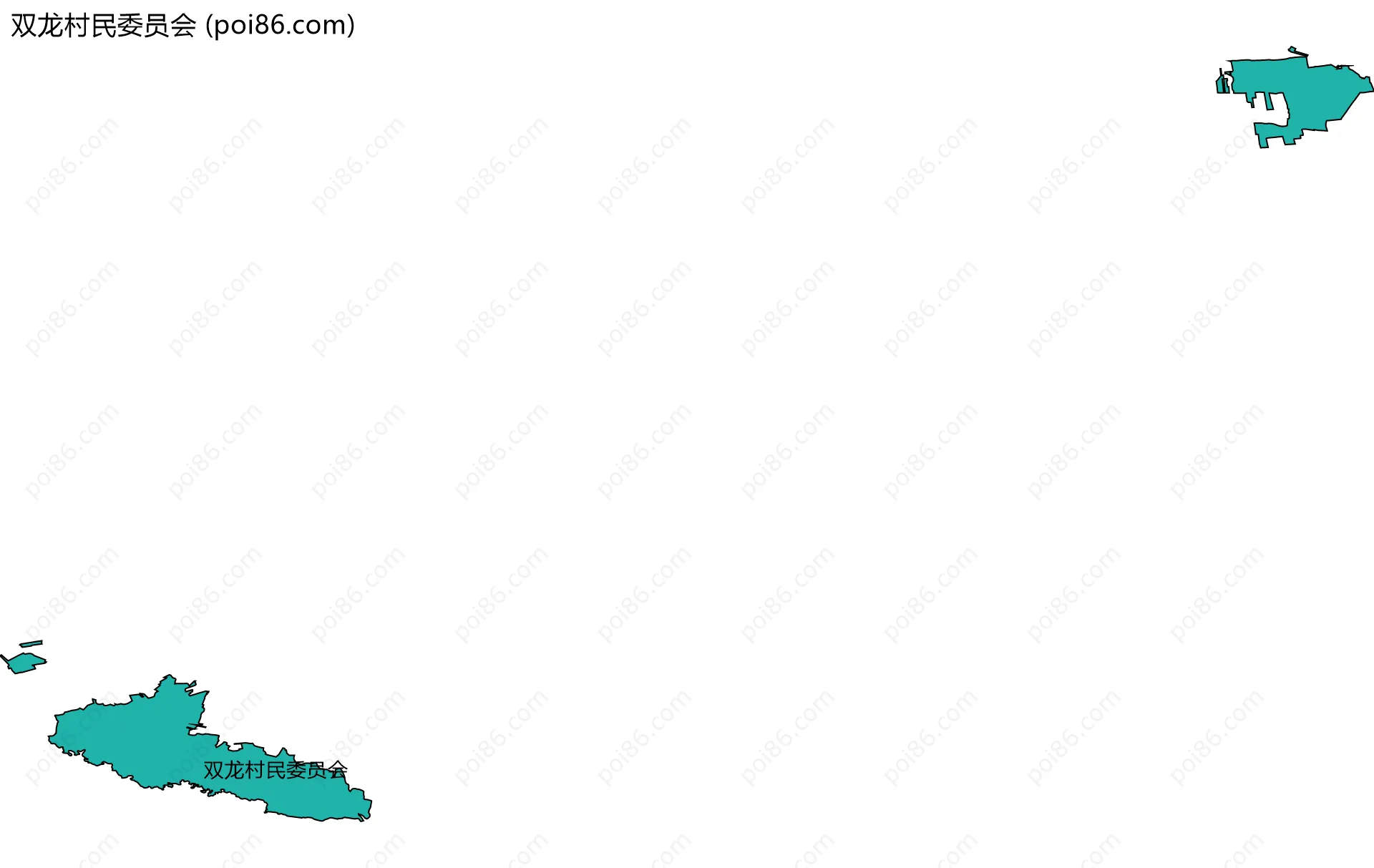 双龙村民委员会边界地图