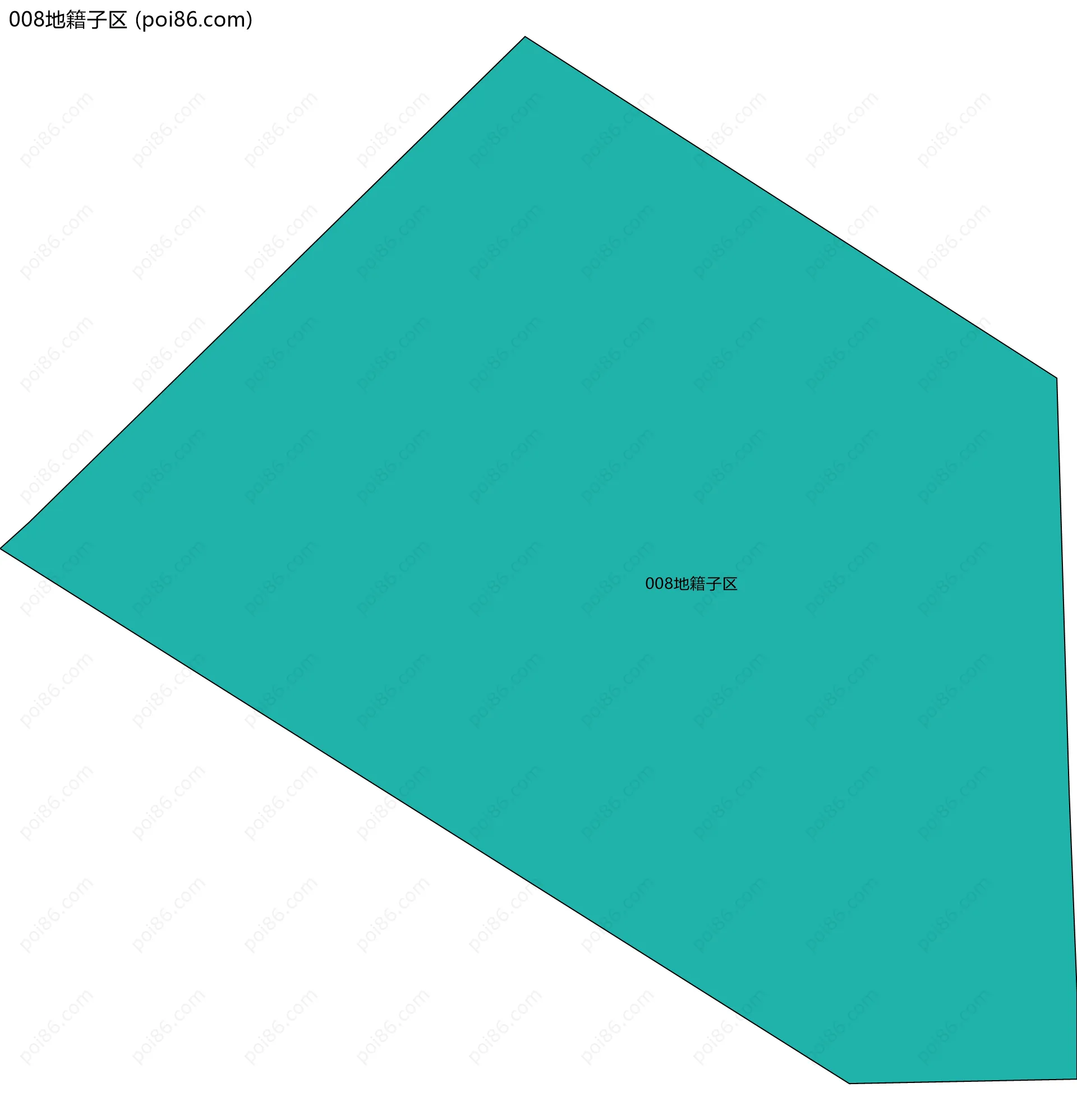 008地籍子区边界地图