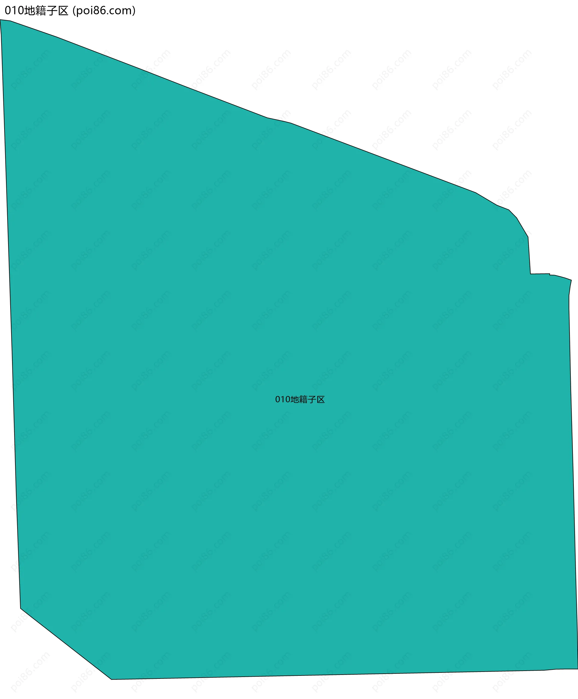 010地籍子区边界地图