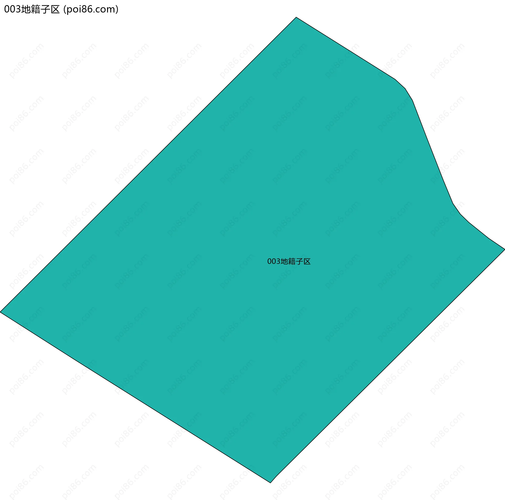 003地籍子区边界地图