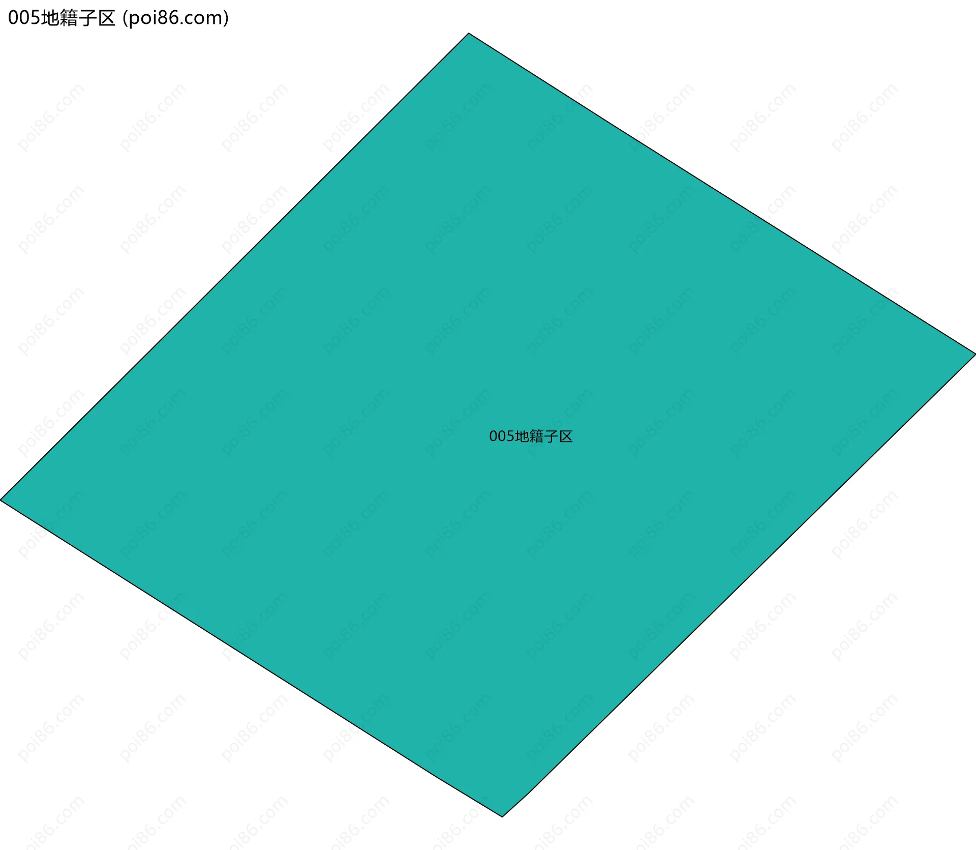005地籍子区边界地图