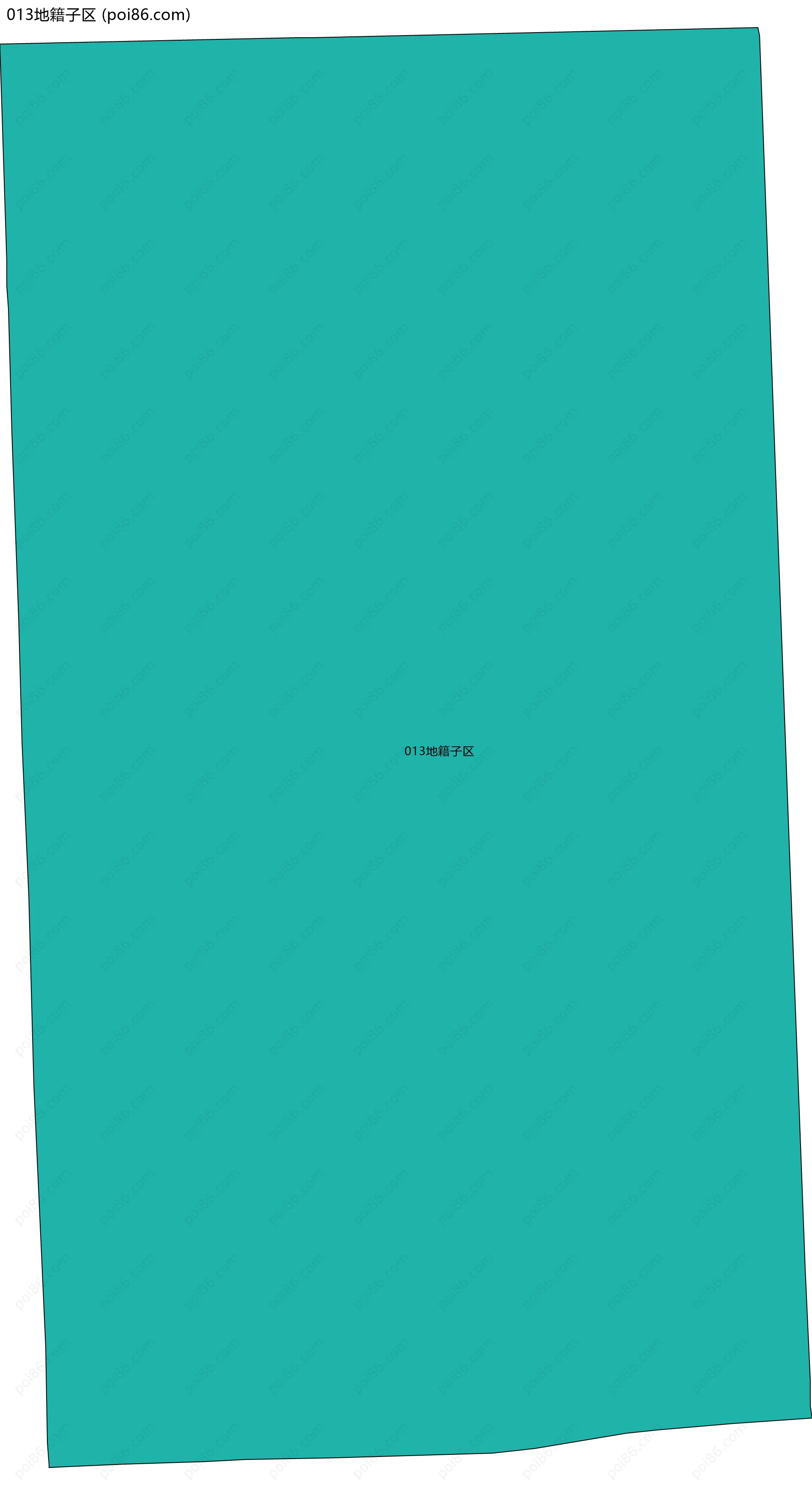 013地籍子区边界地图