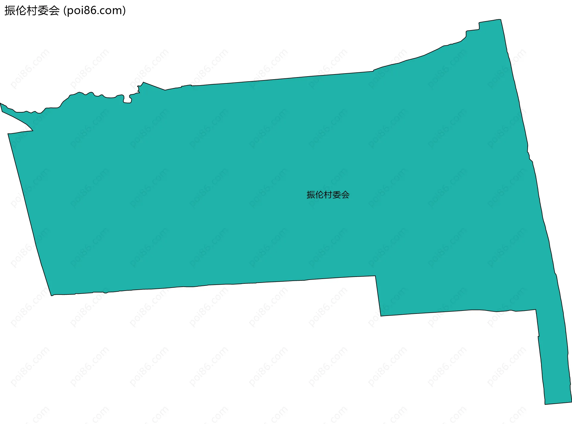 振伦村委会边界地图