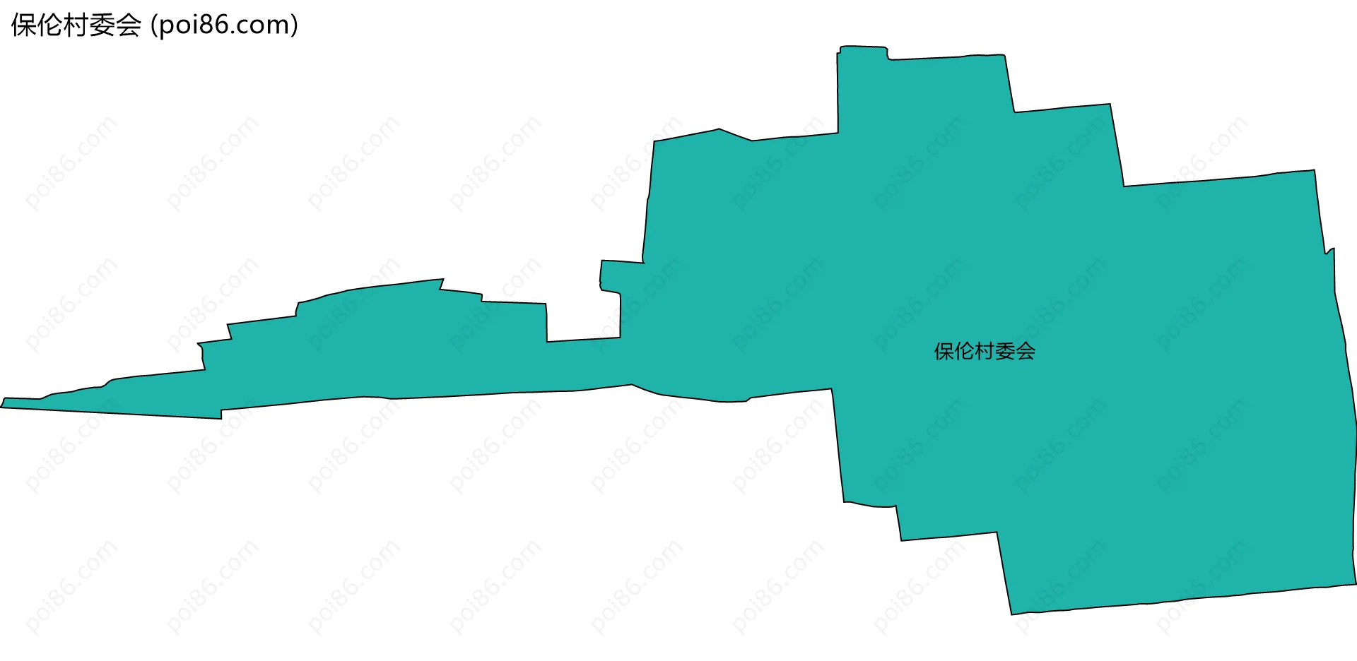 保伦村委会边界地图