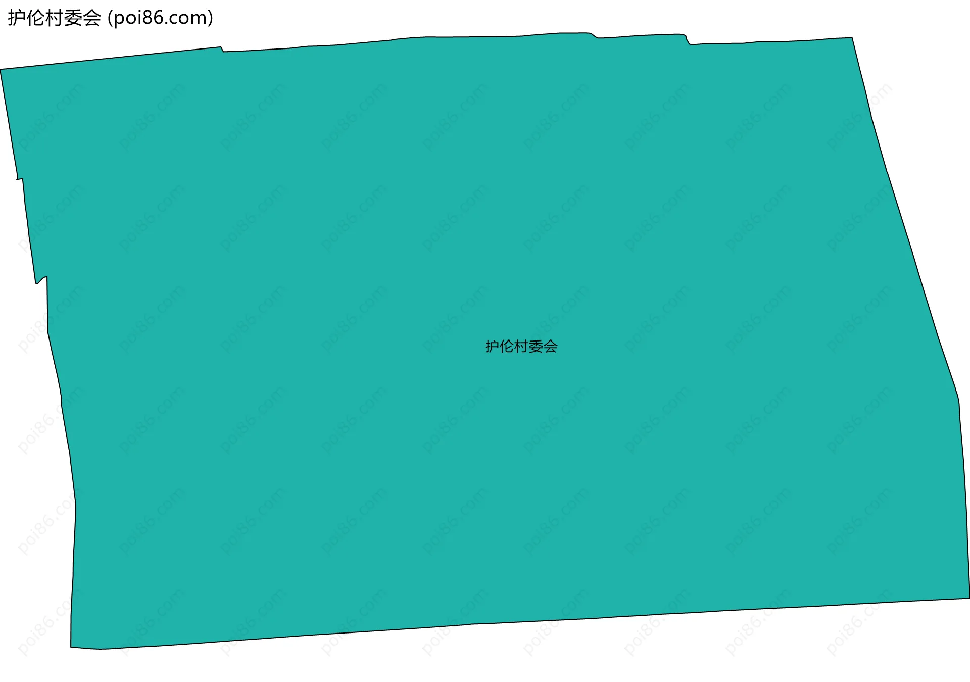 护伦村委会边界地图