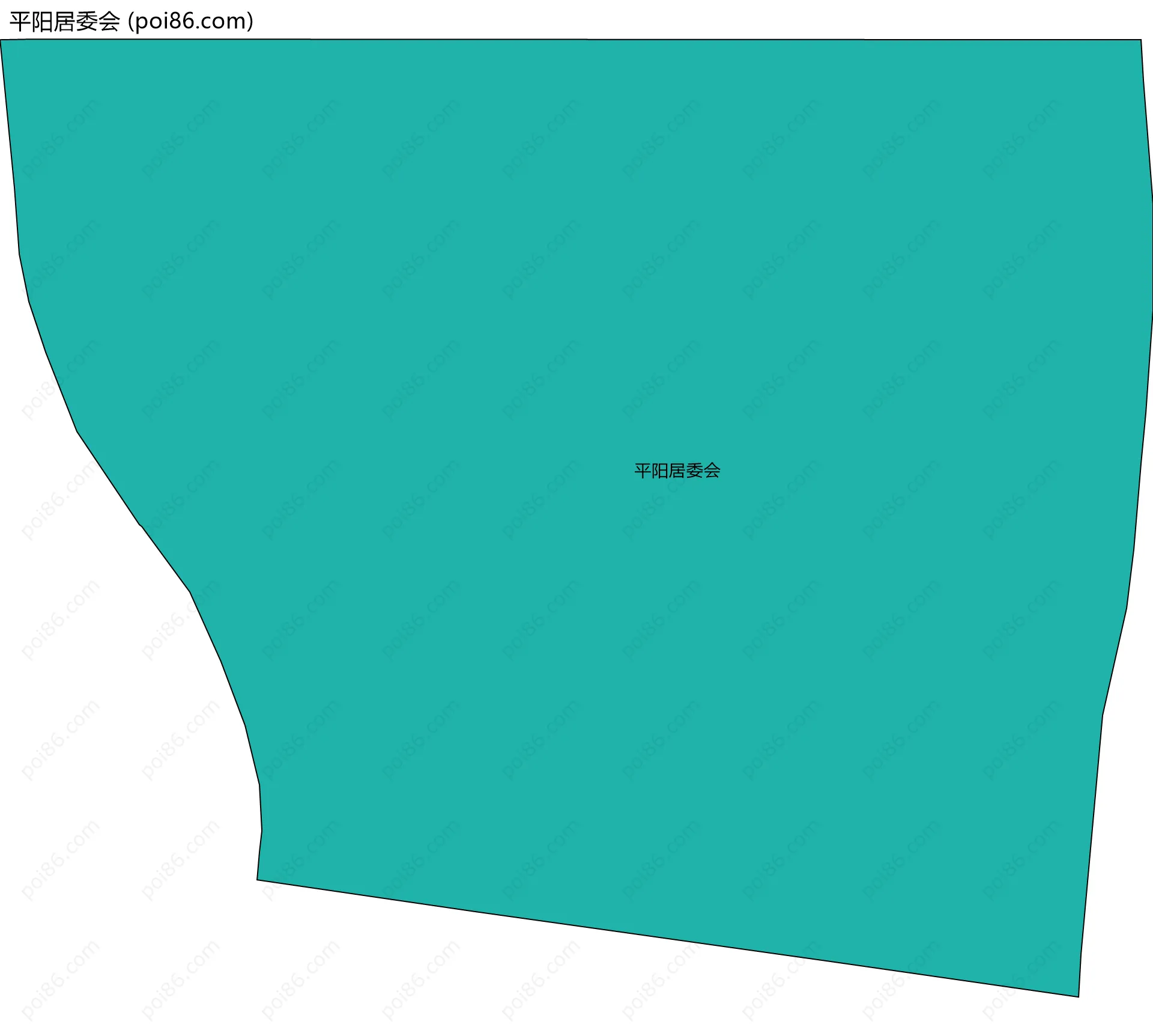 平阳居委会边界地图