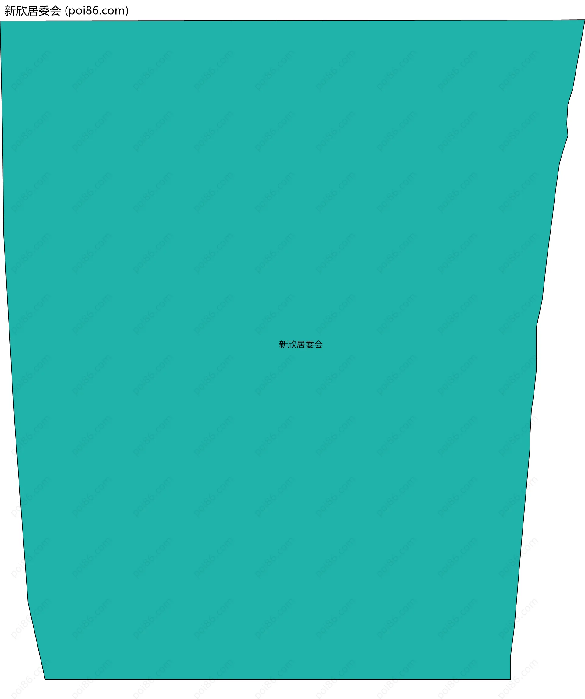 新欣居委会边界地图