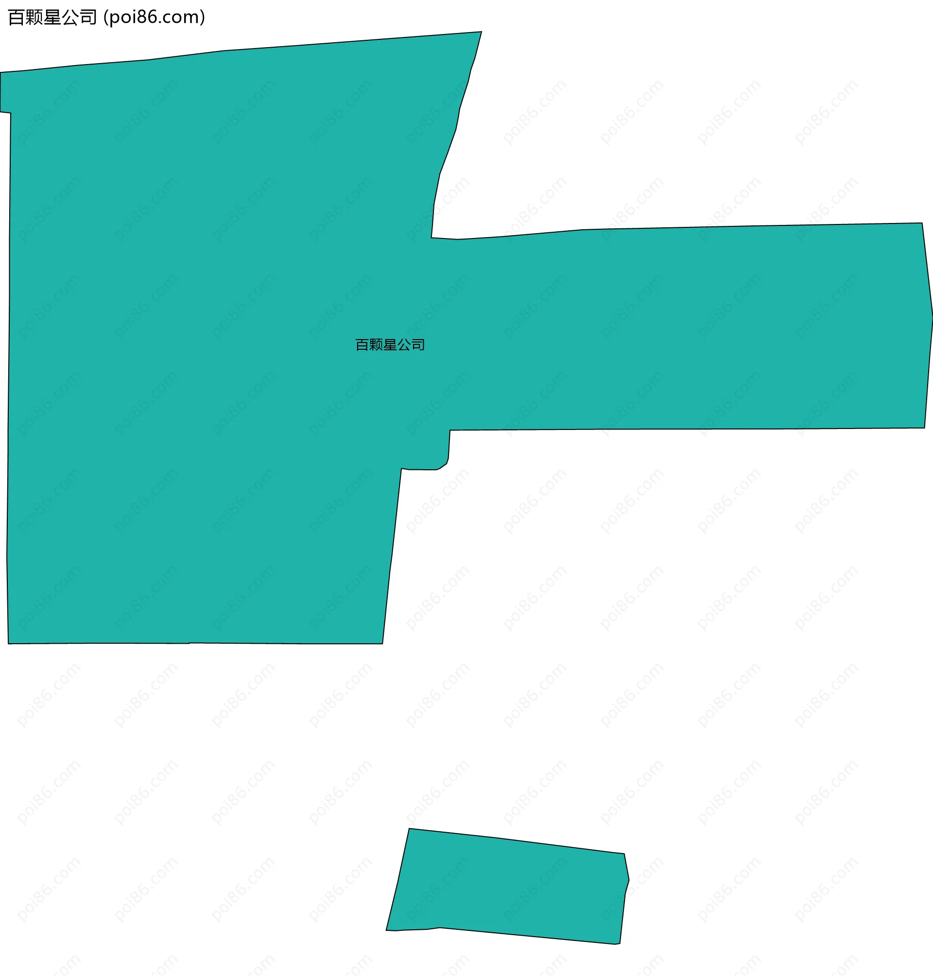 百颗星公司边界地图