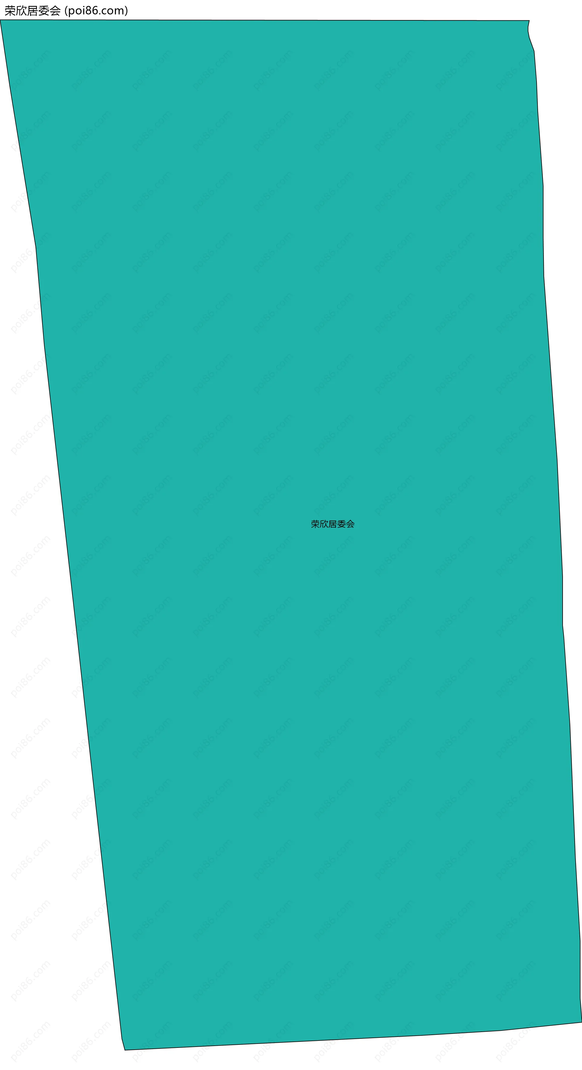 荣欣居委会边界地图