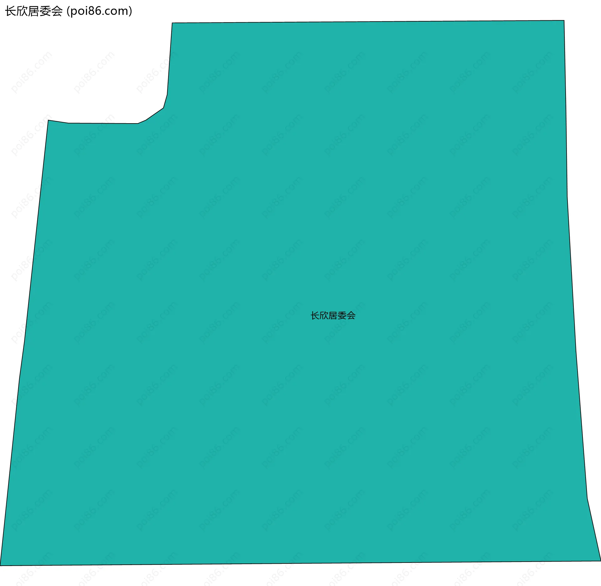 长欣居委会边界地图