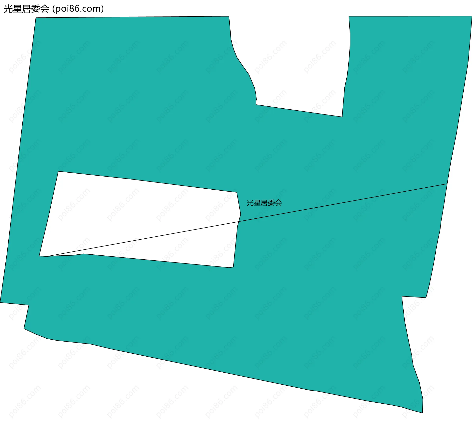 光星居委会边界地图