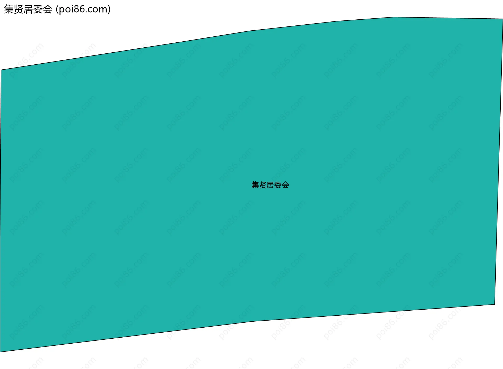 集贤居委会边界地图