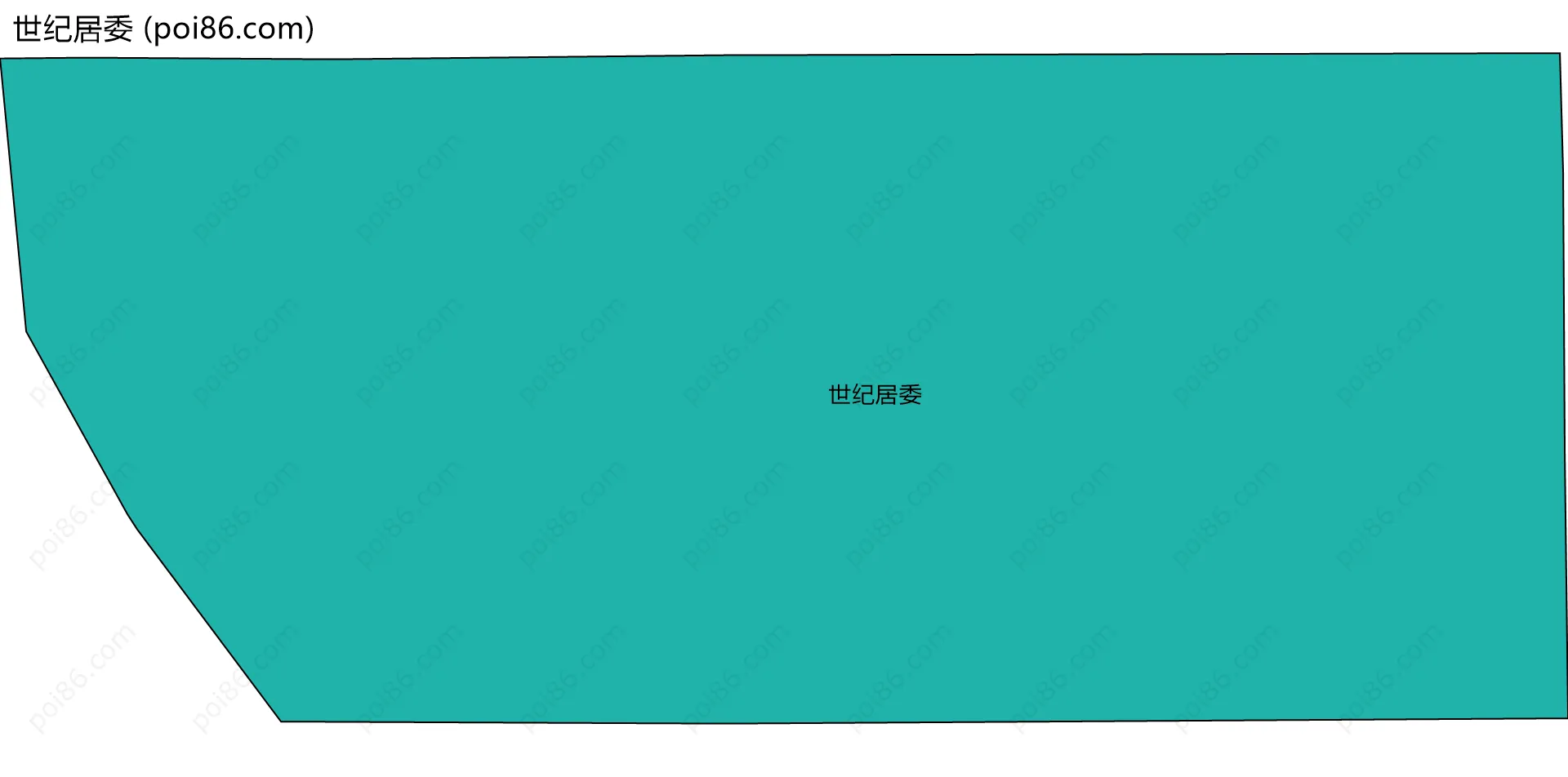 世纪居委边界地图