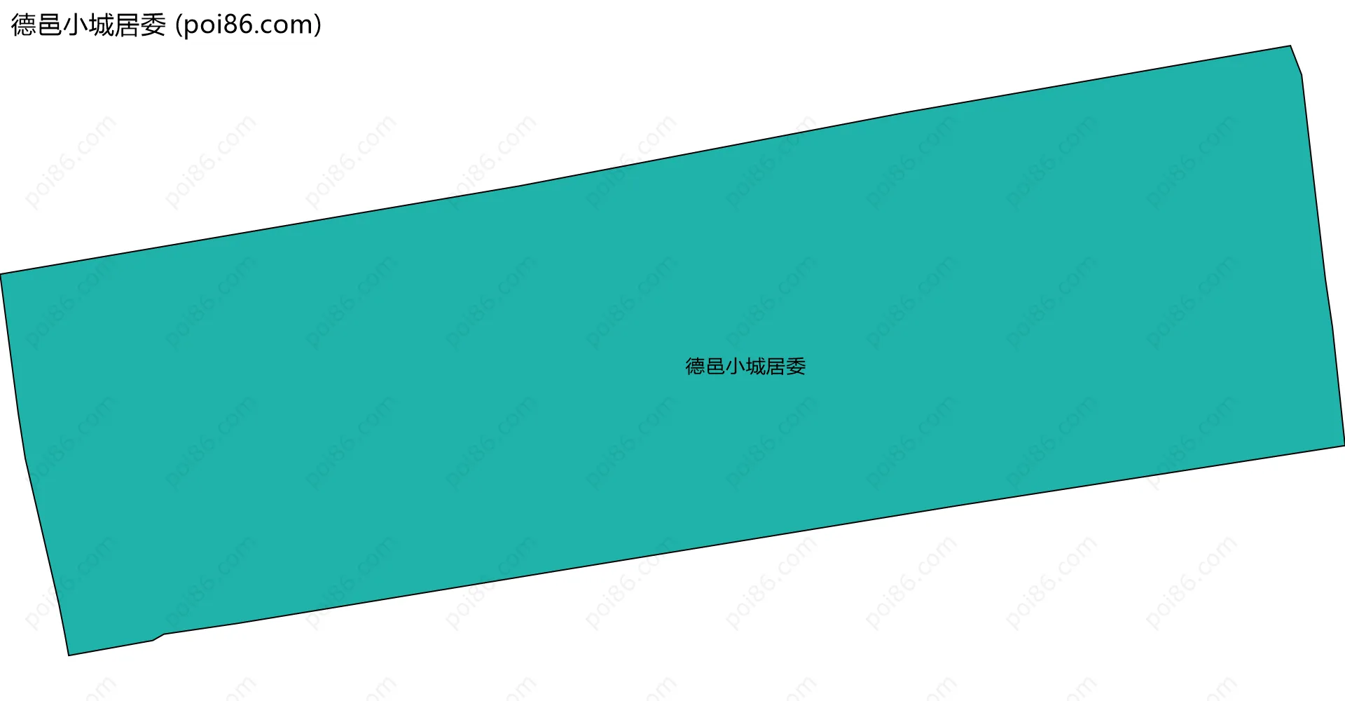 德邑小城居委边界地图