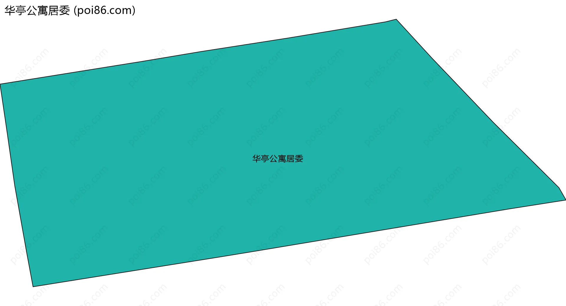 华亭公寓居委边界地图