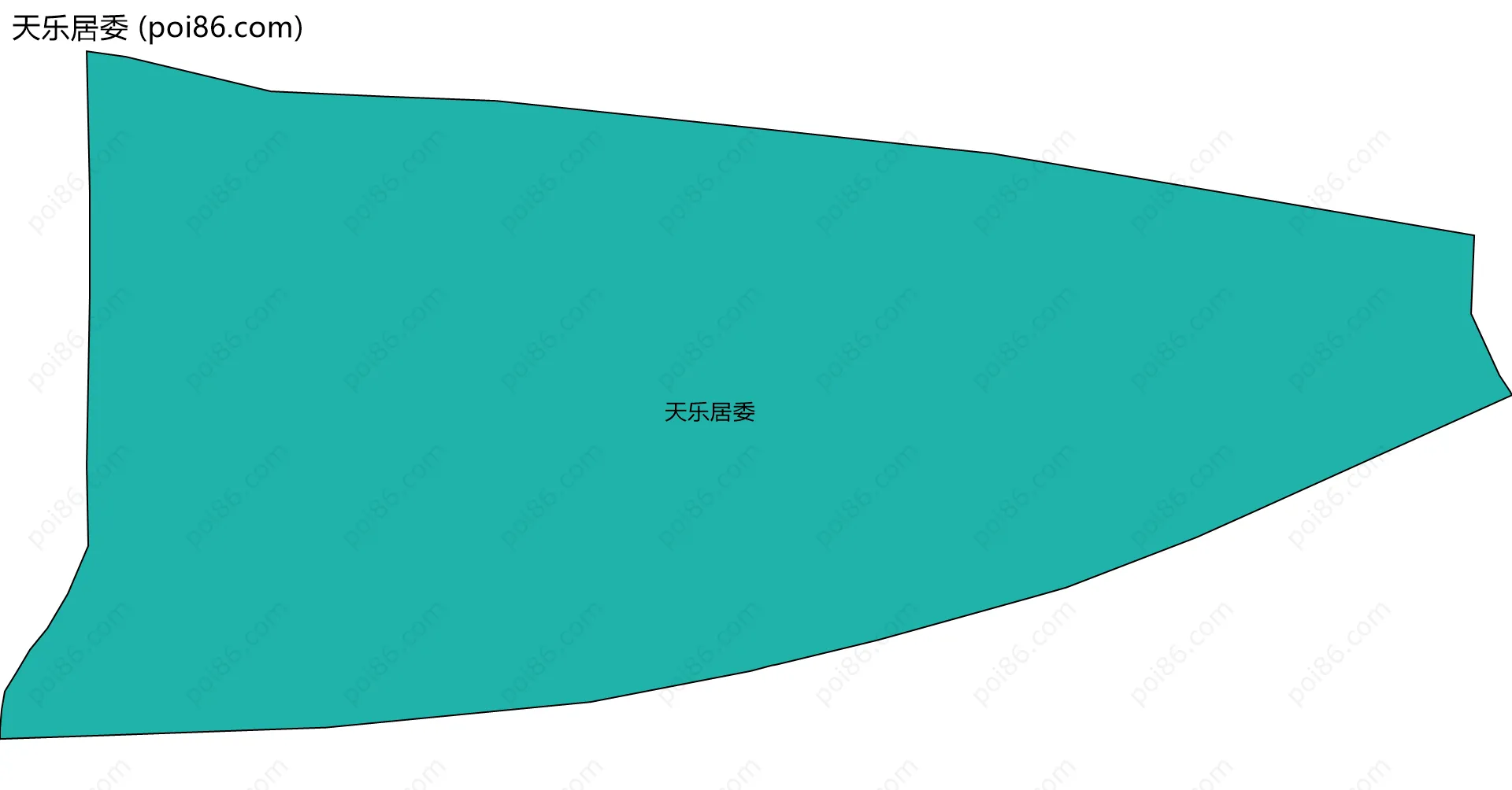 天乐居委边界地图