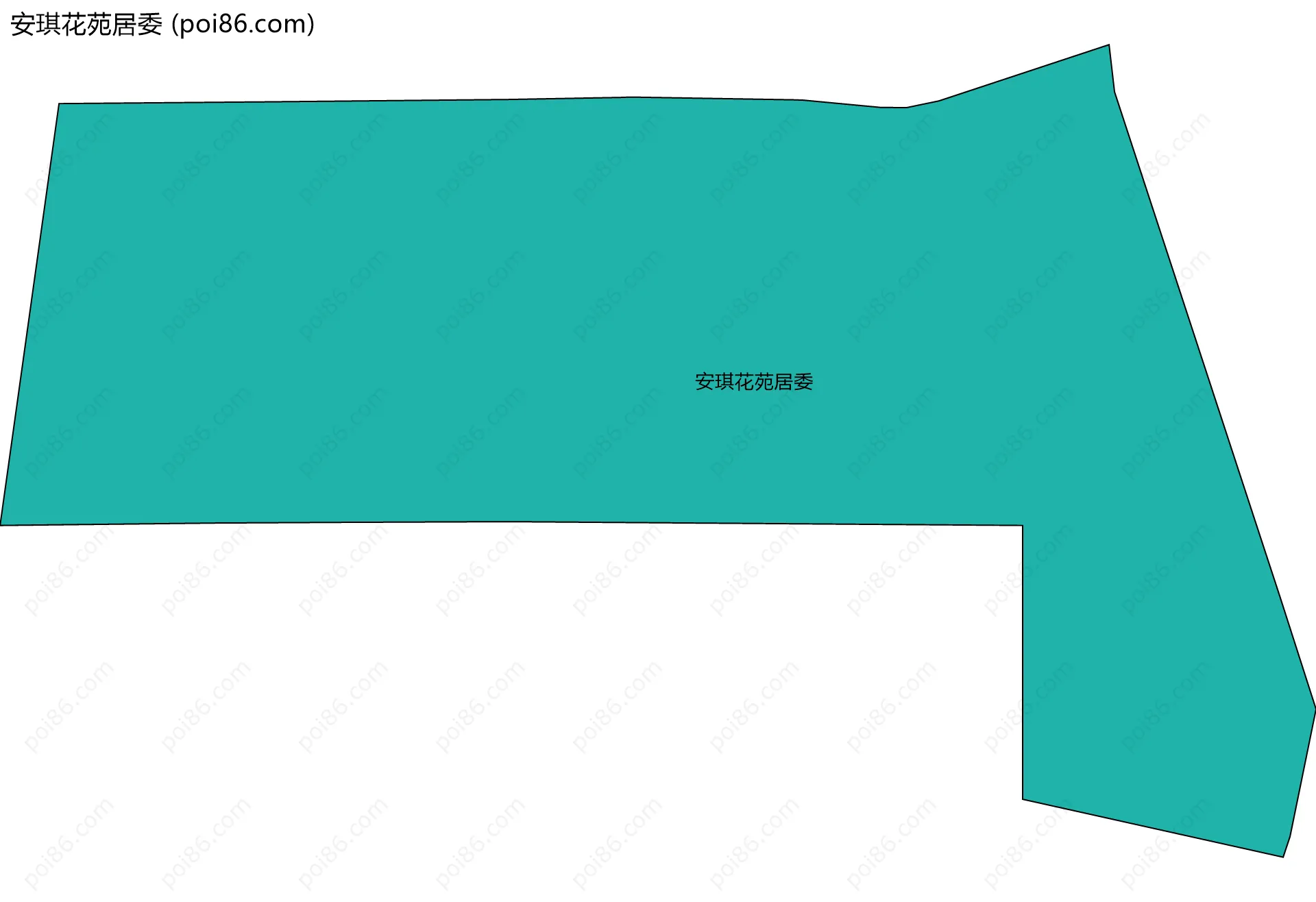 安琪花苑居委边界地图
