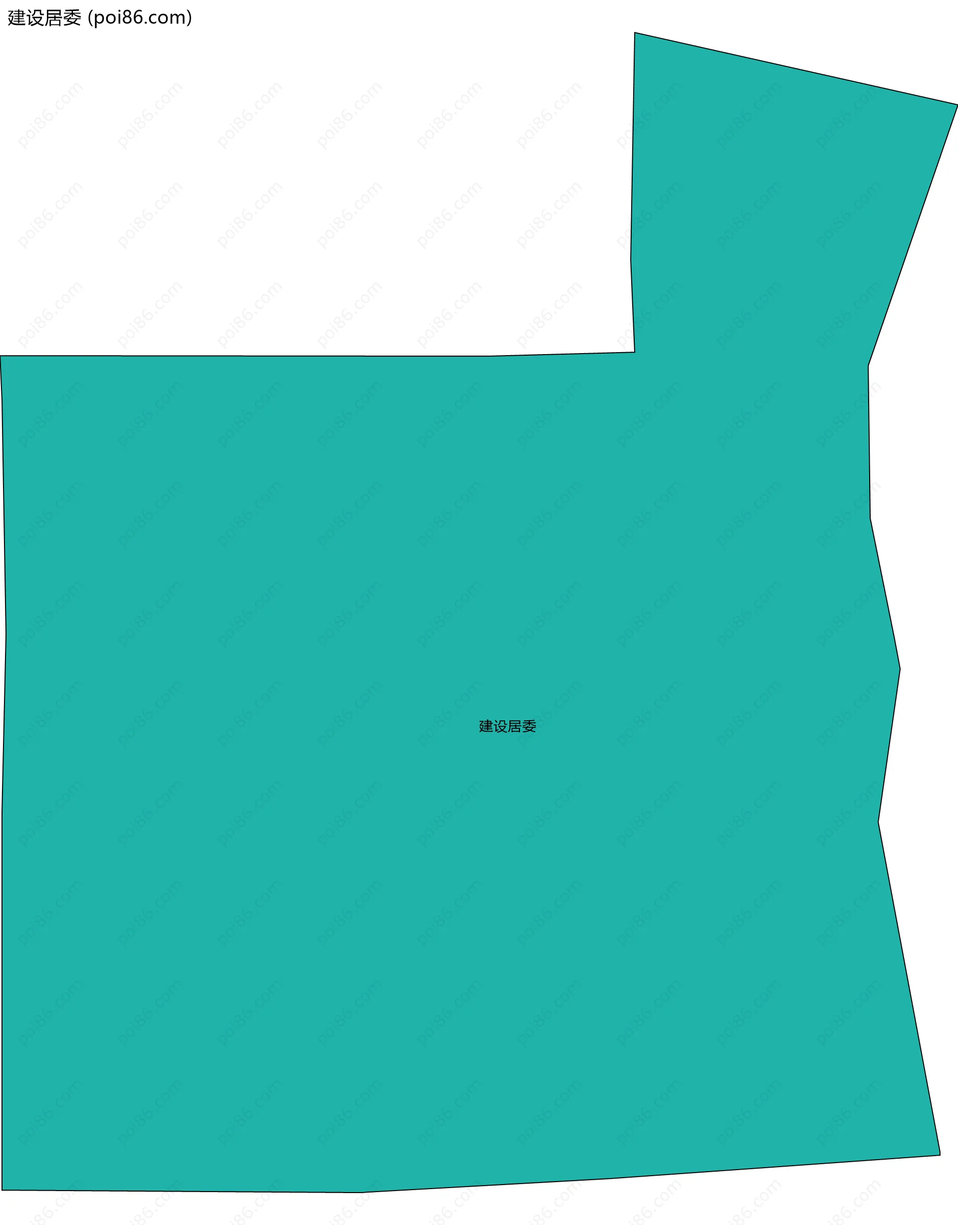 建设居委边界地图