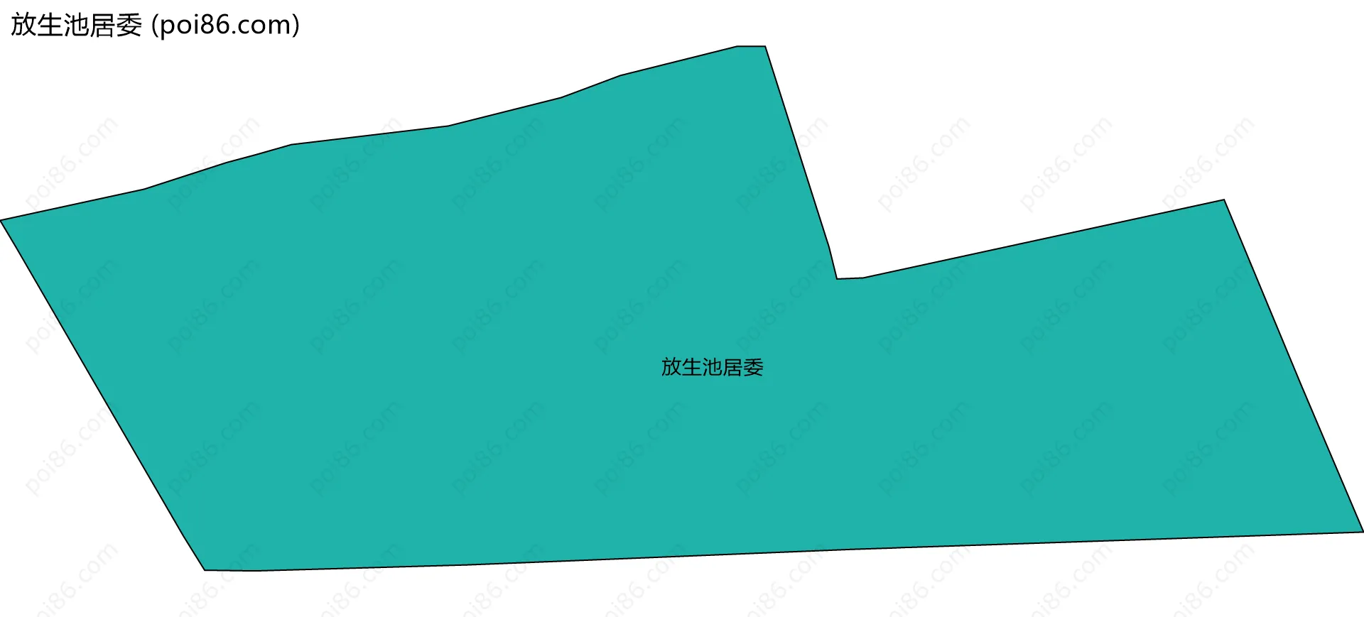 放生池居委边界地图