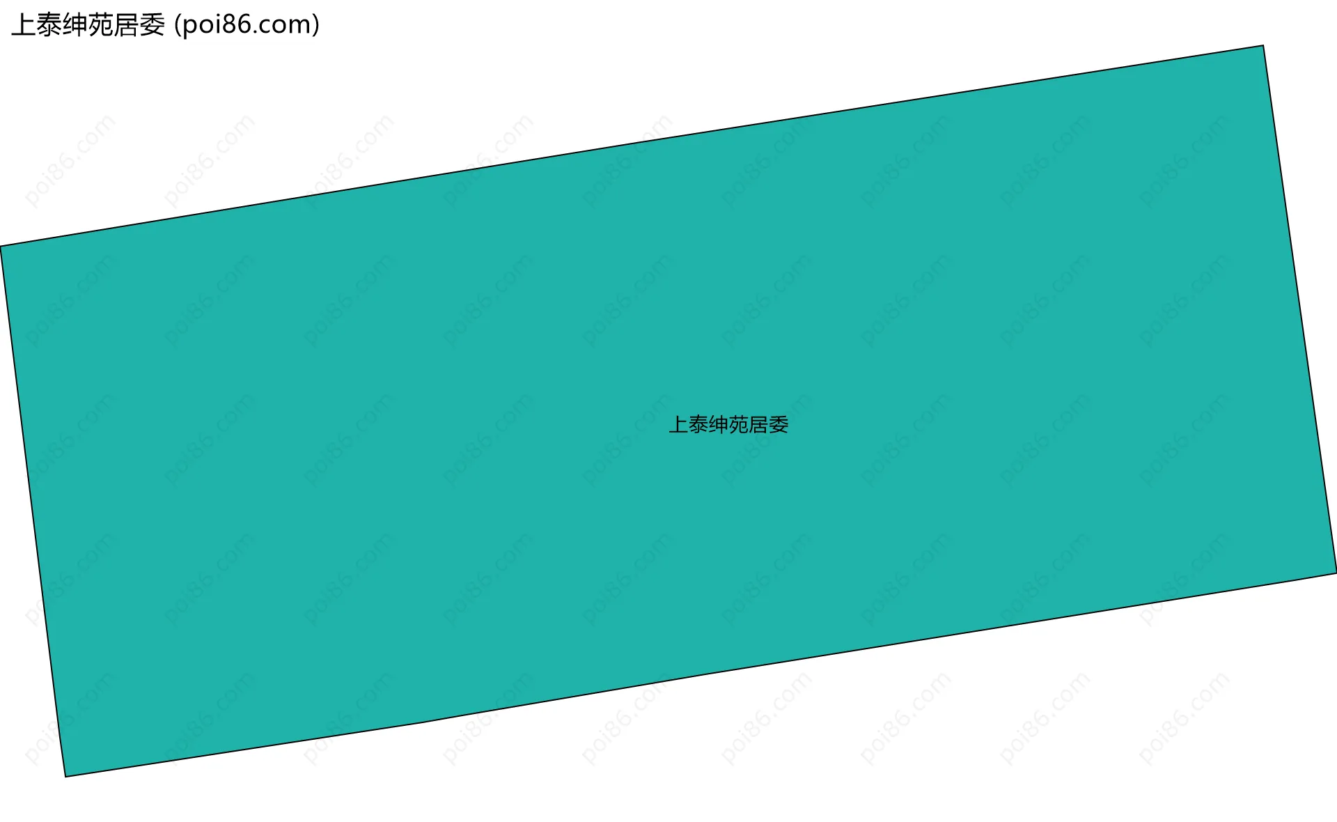 上泰绅苑居委边界地图