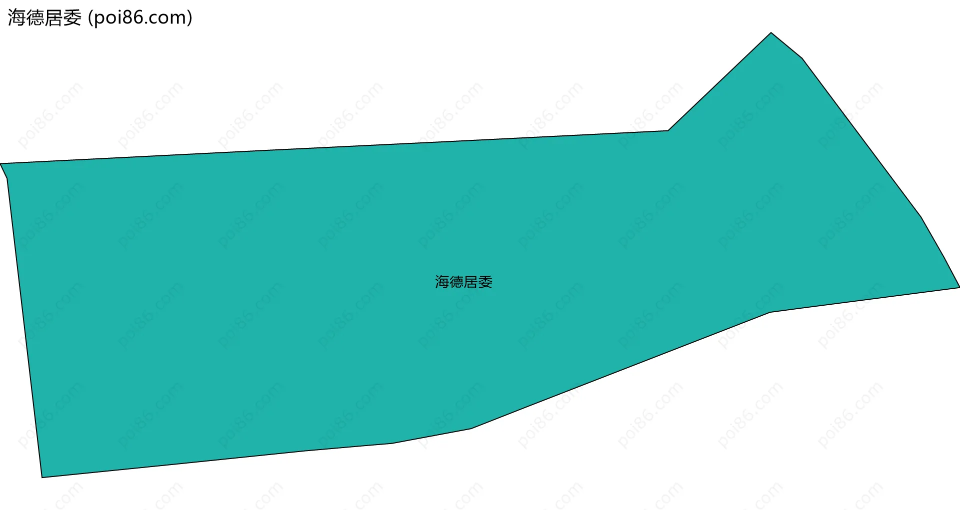 海德居委边界地图