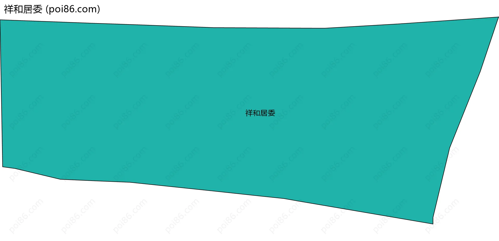 祥和居委边界地图