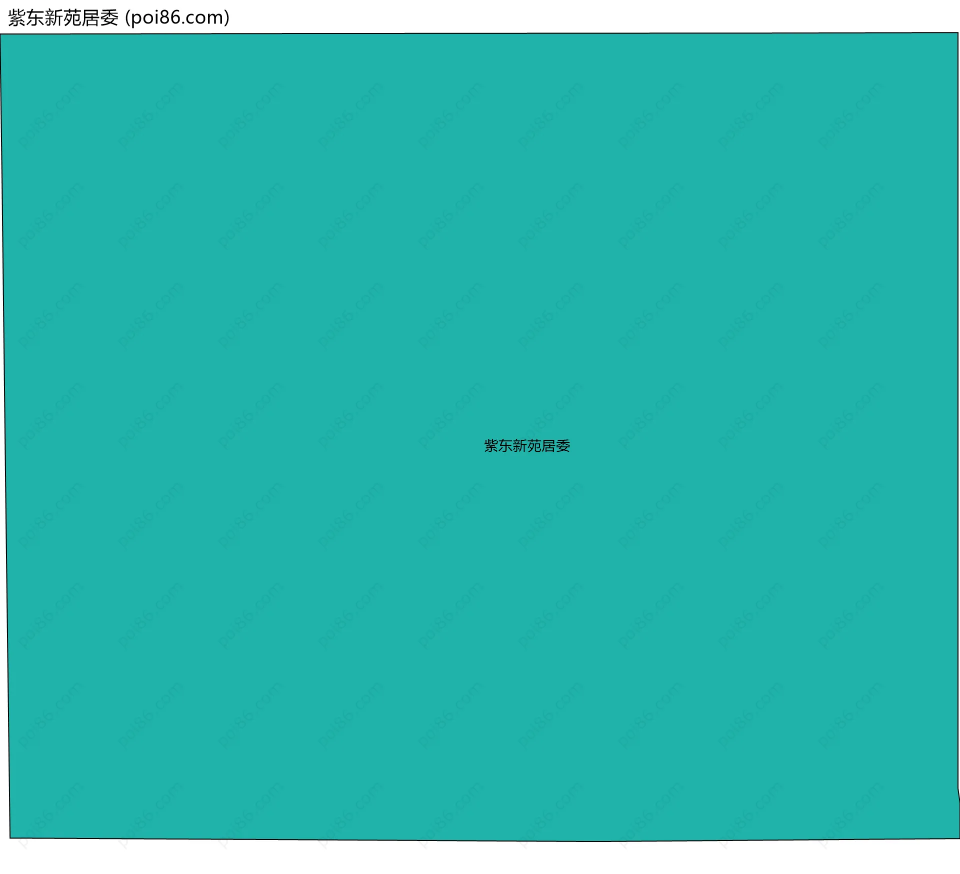 紫东新苑居委边界地图