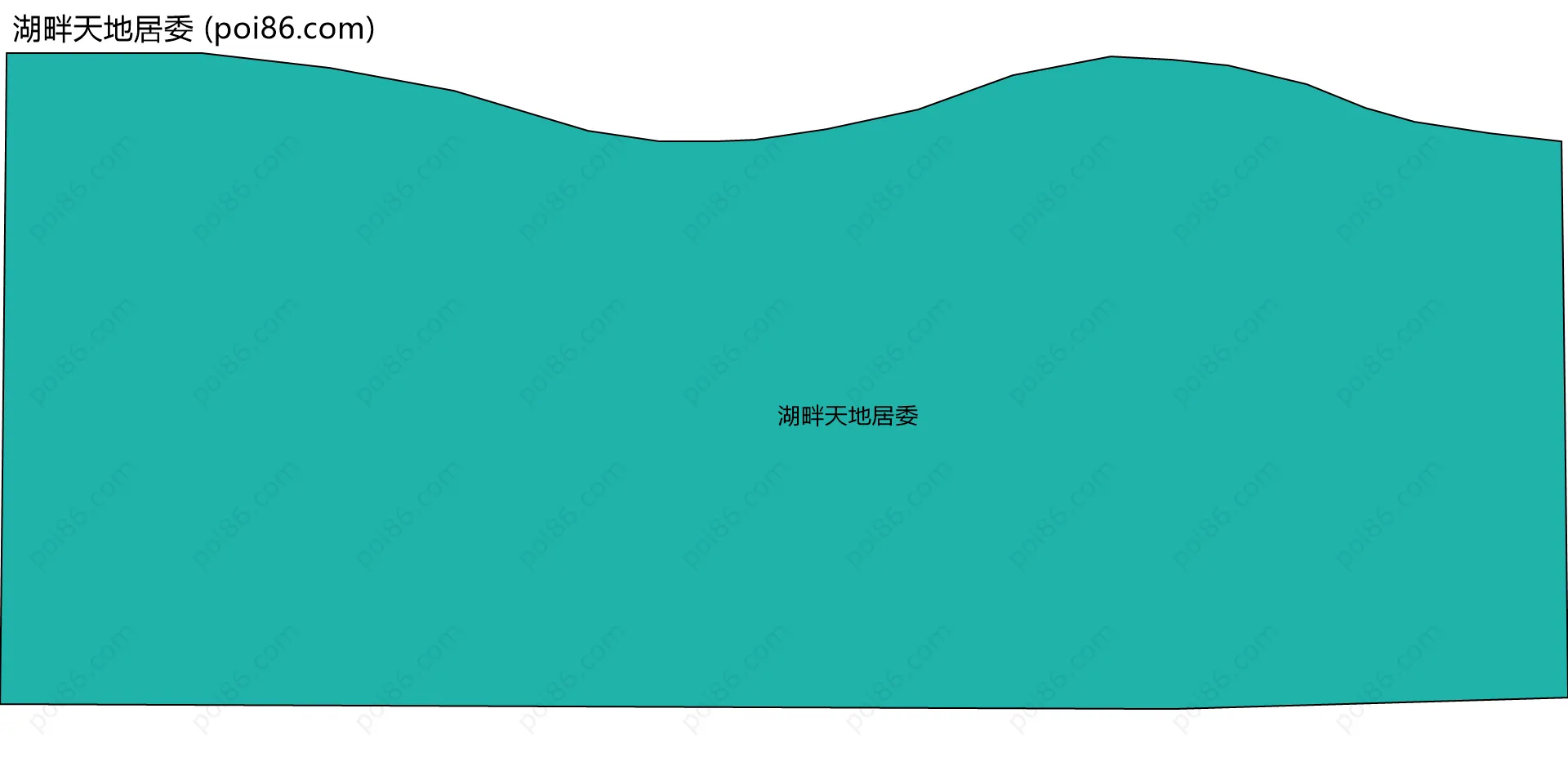 湖畔天地居委边界地图