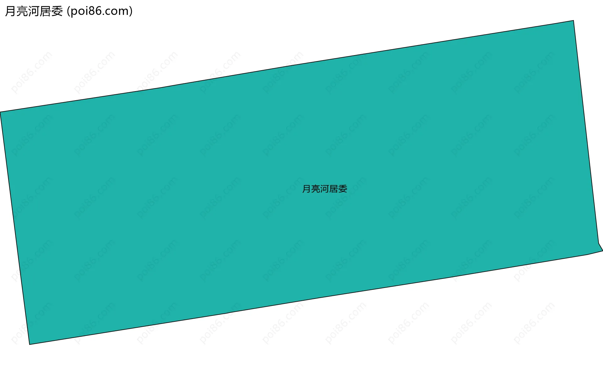 月亮河居委边界地图