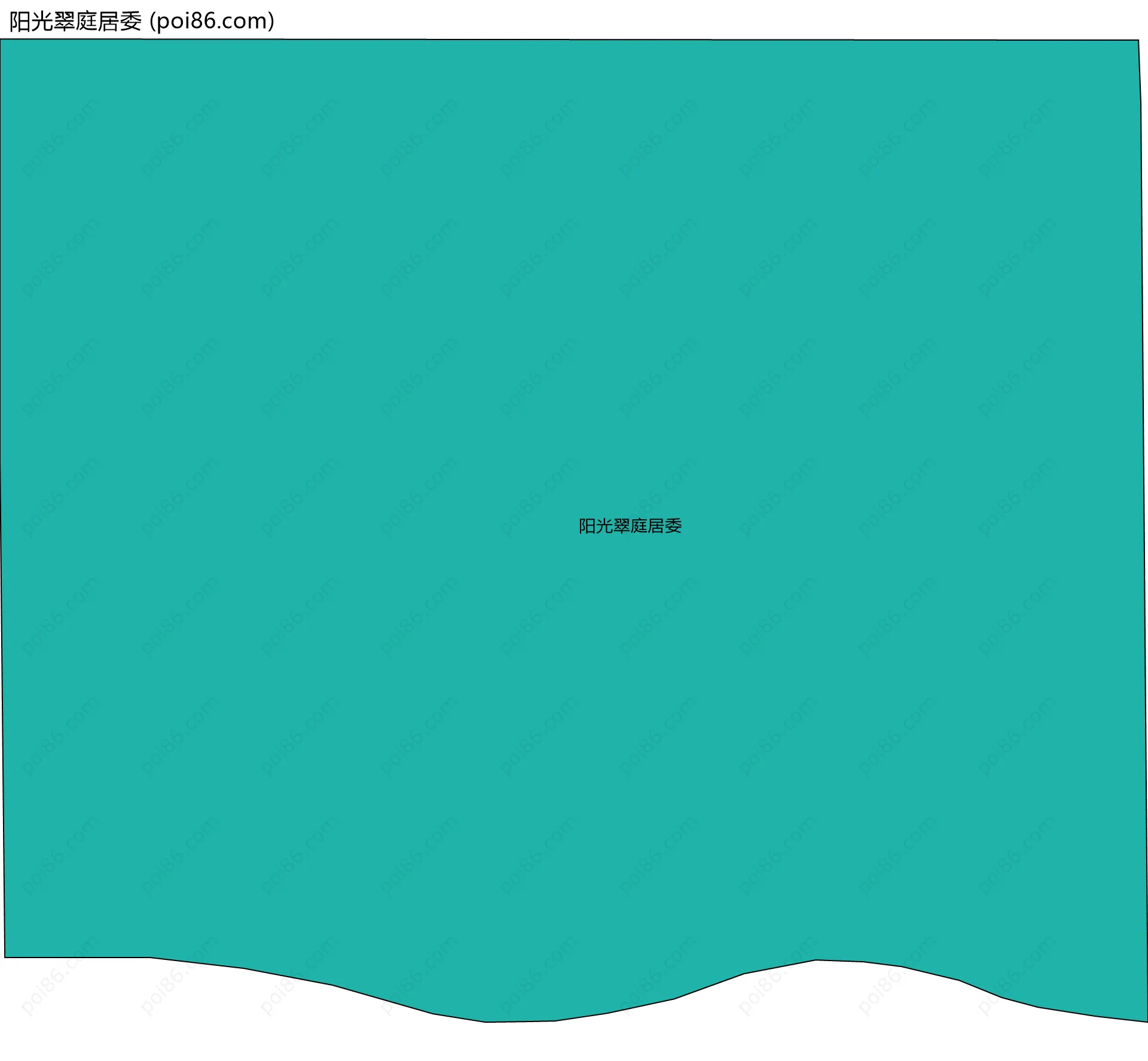 阳光翠庭居委边界地图