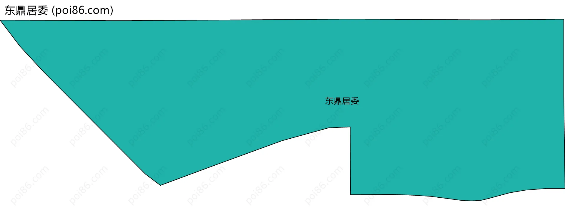 东鼎居委边界地图