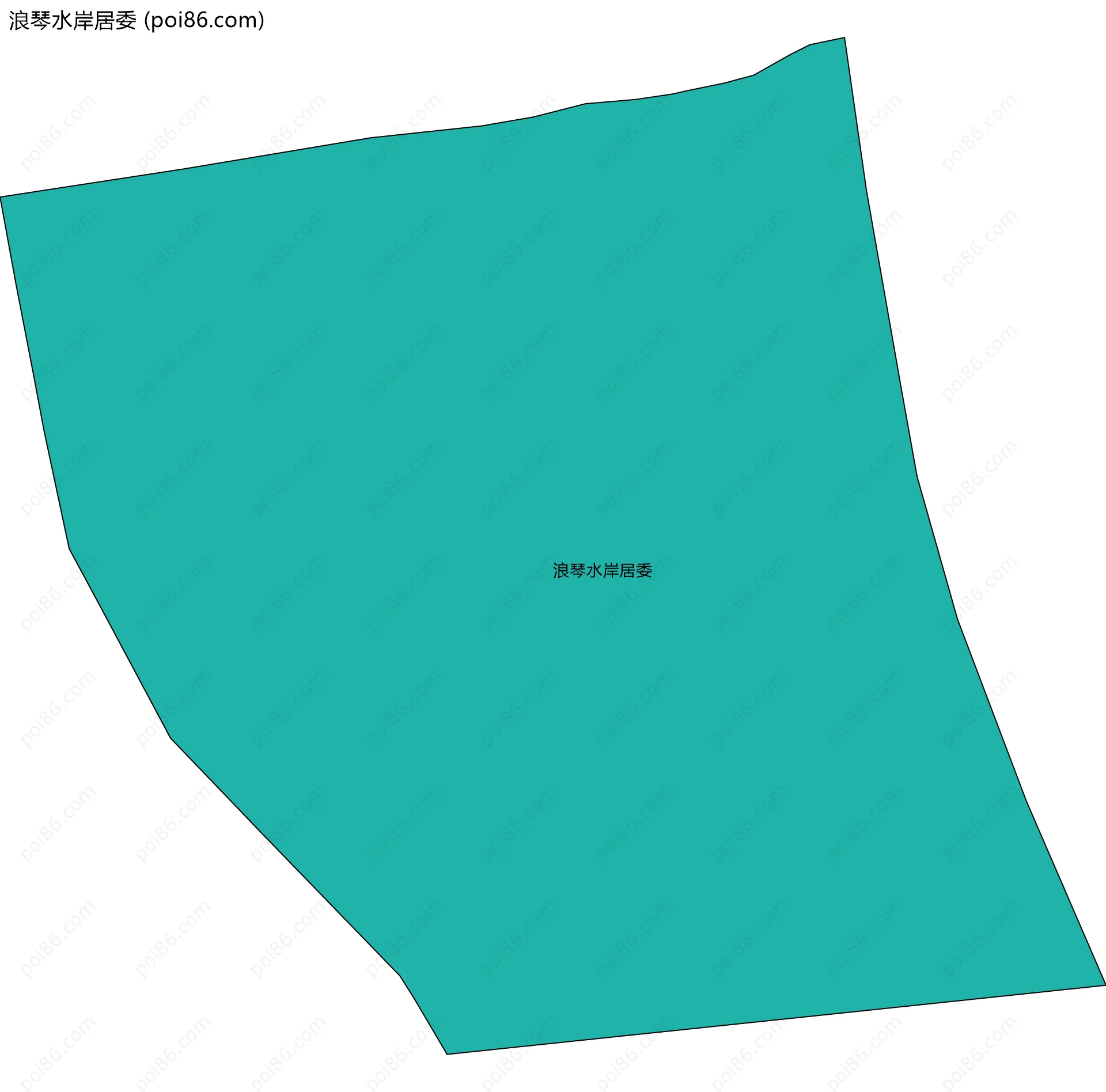 浪琴水岸居委边界地图